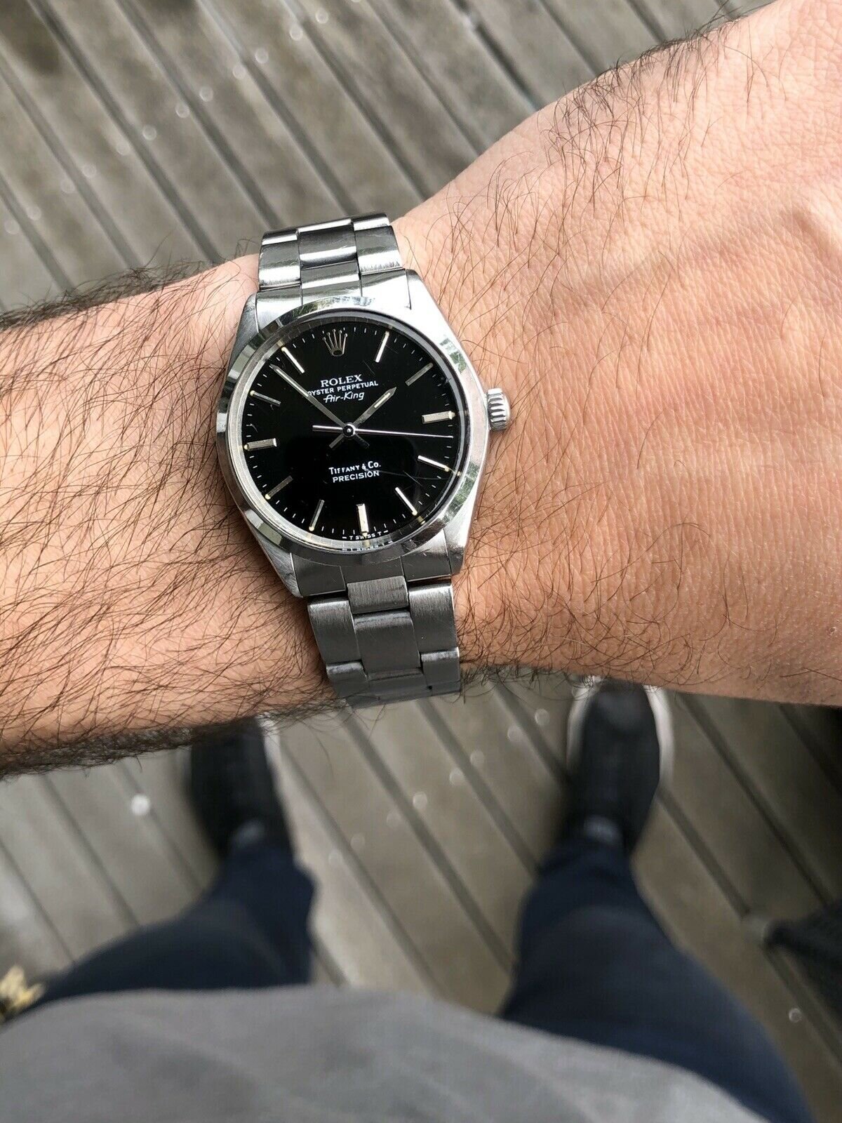 Rolex Oyster Perpetual Air King 5500 Tiffany co signed 1979 Watch Vault Australia