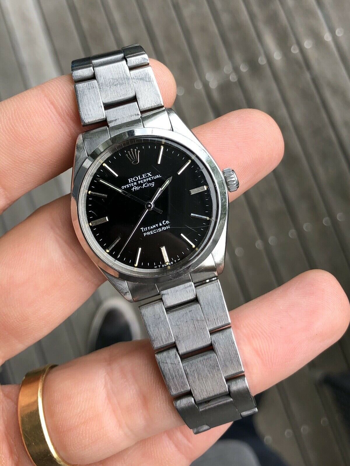 Rolex Oyster Perpetual Air-King 5500 'Tiffany co-signed' - 1979