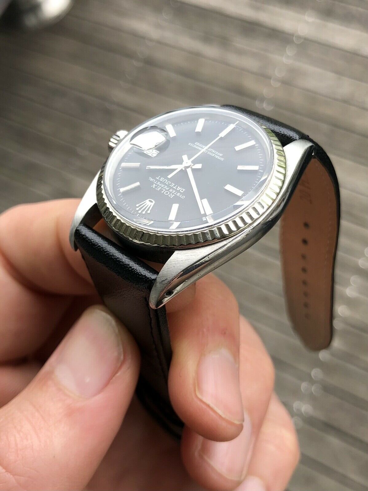 Datejust 36mm black discount dial