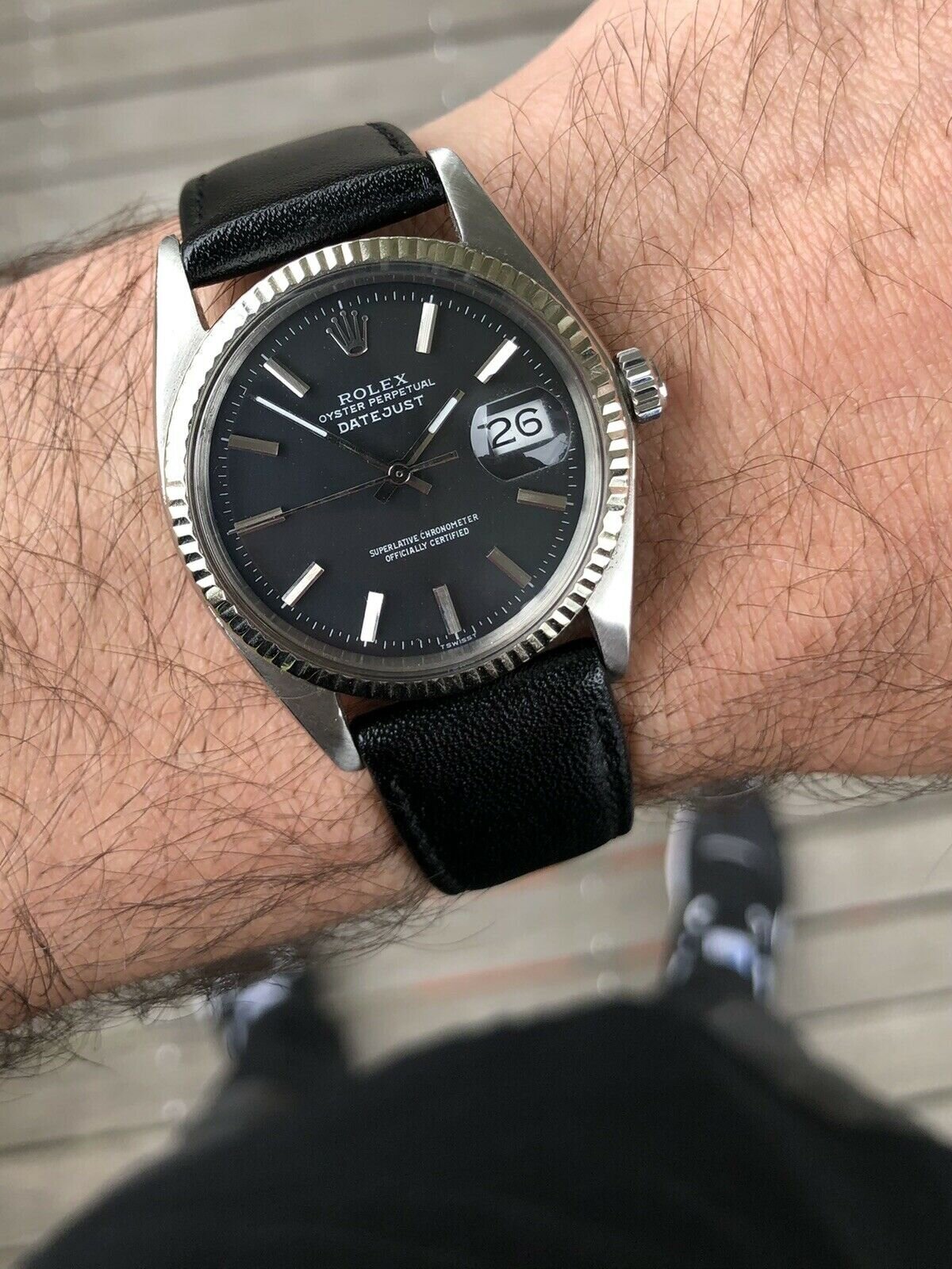 Rolex 36mm black dial best sale