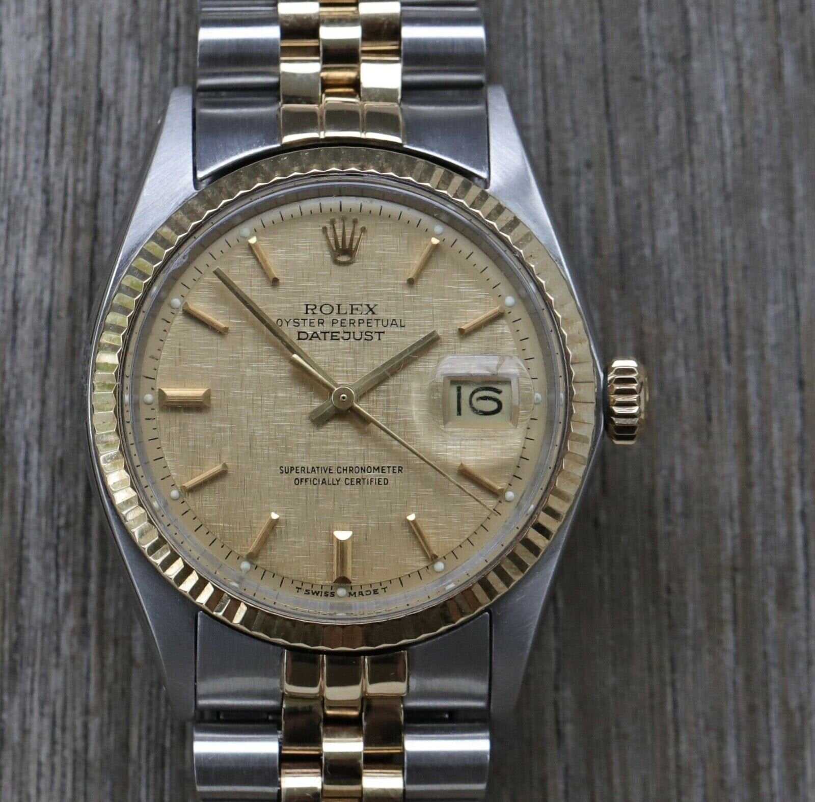 Rolex Oyster Perpetual Datejust Steel/Gold 36mm 1601 - 1969