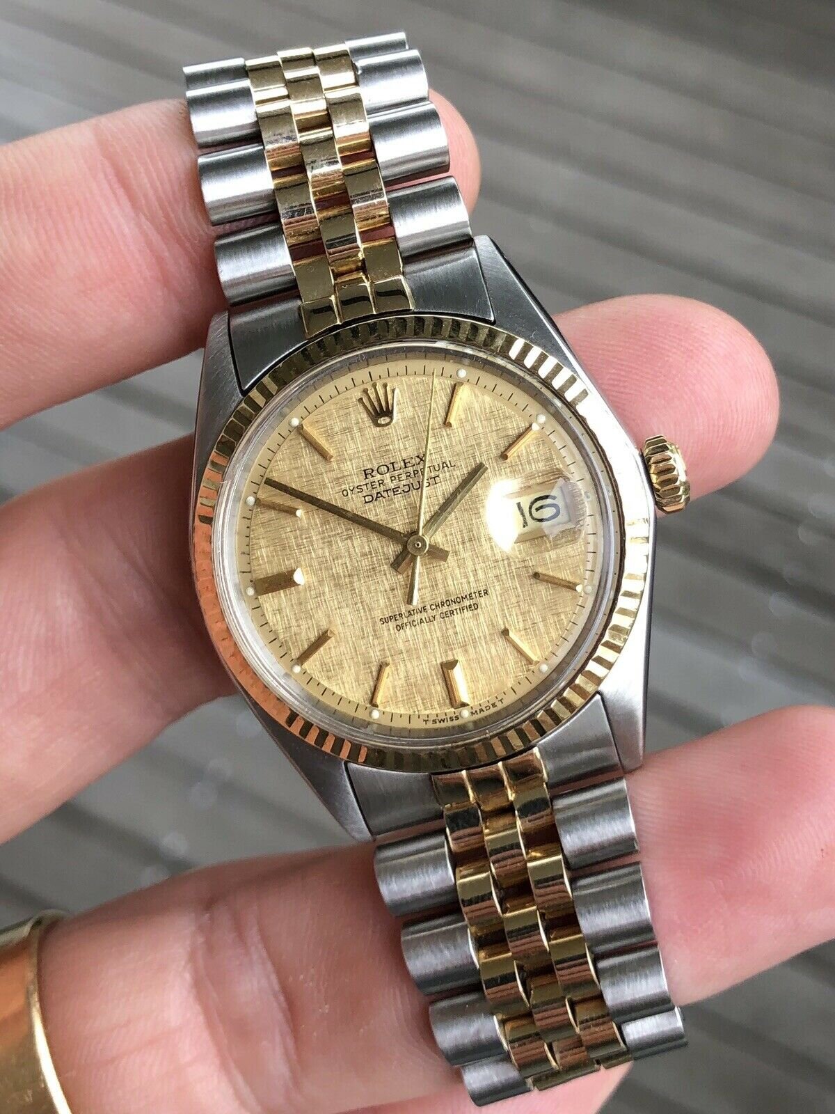 Rolex Oyster Perpetual Datejust Steel/Gold 36mm 1601 - 1969