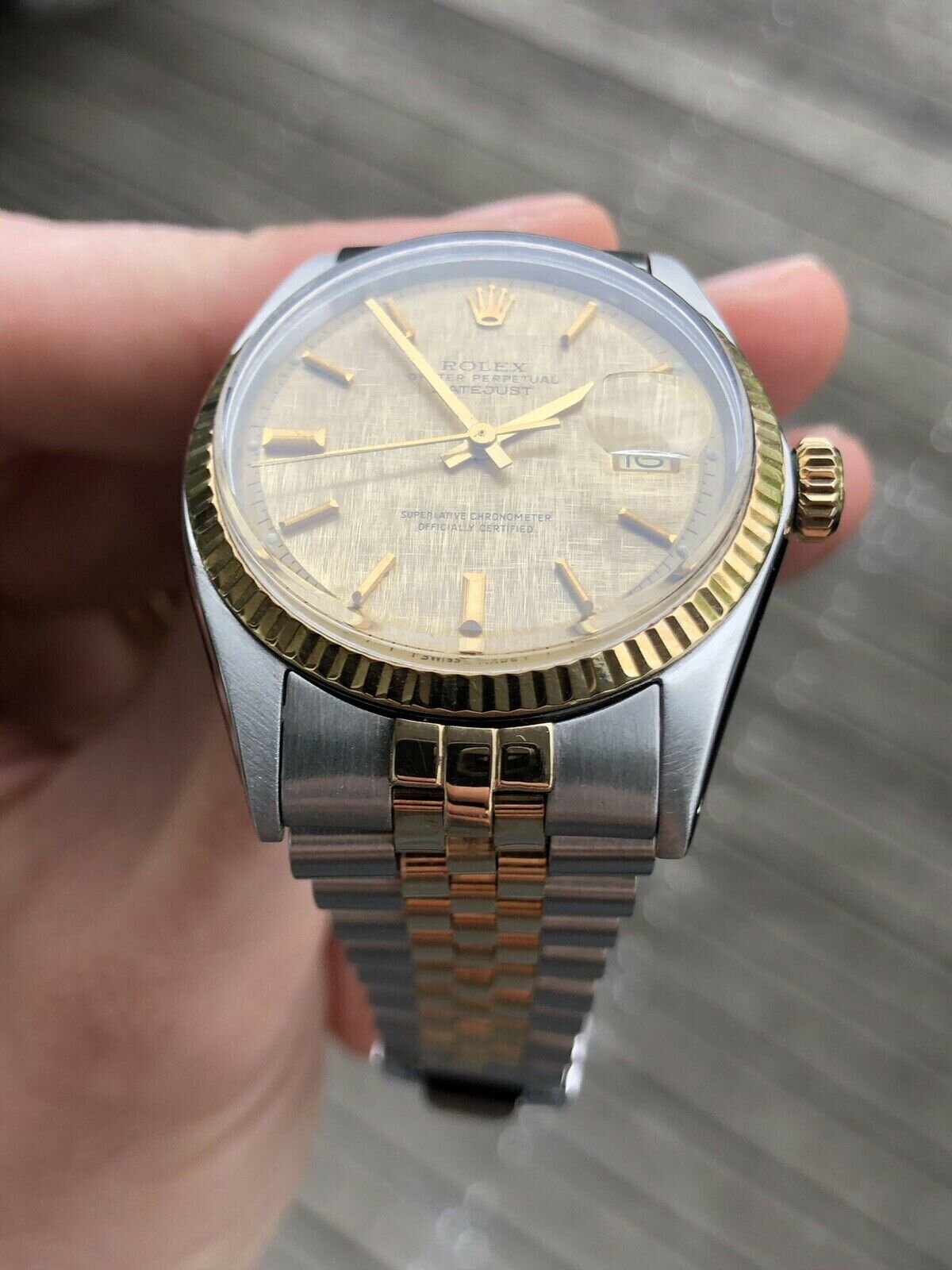 Rolex Oyster Perpetual Datejust Steel/Gold 36mm 1601 - 1969