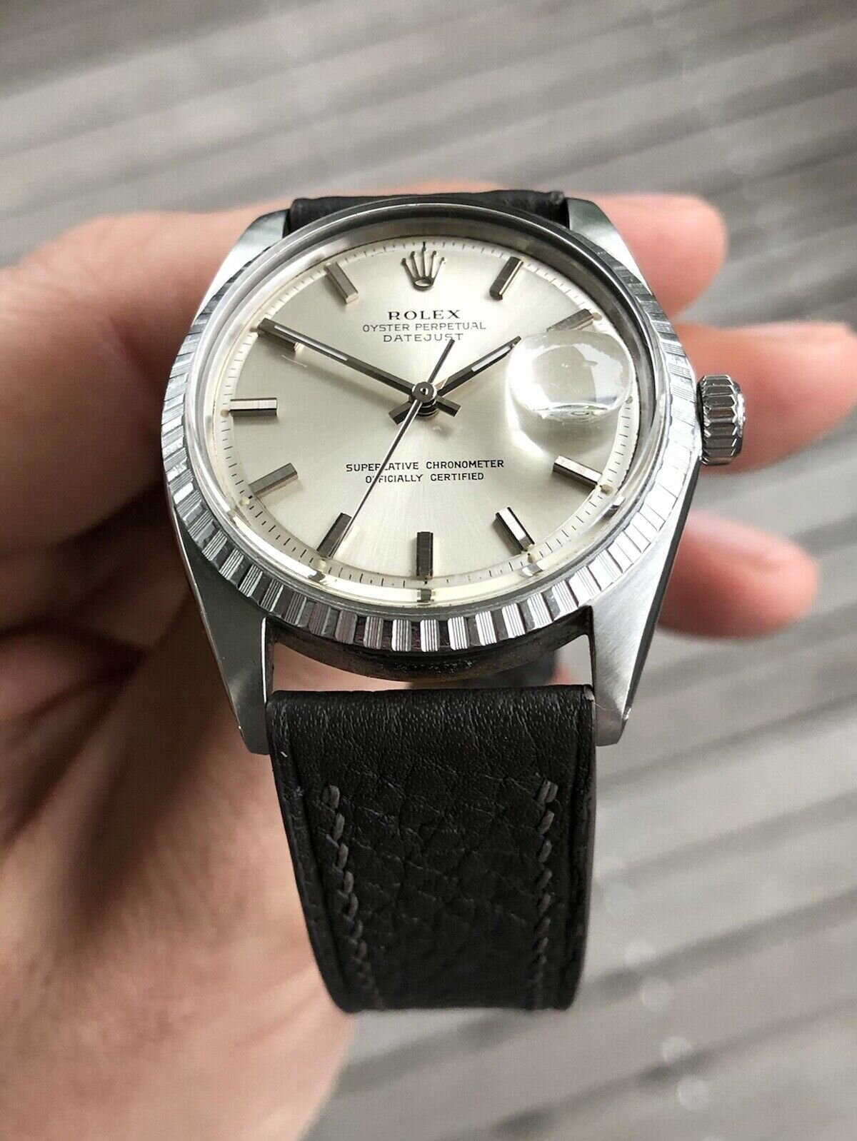 Rolex Oyster Perpetual Datejust Steel 36mm 1603 Wide Boy 1972