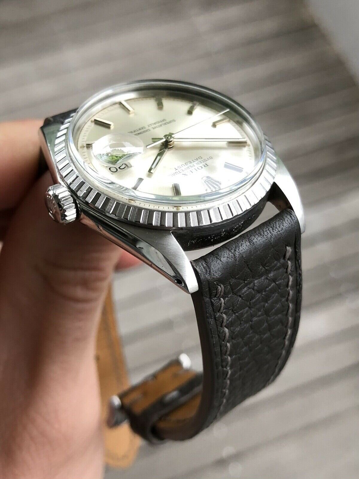 Rolex Oyster Perpetual Datejust Steel 36mm 1603 Wide Boy - 1972