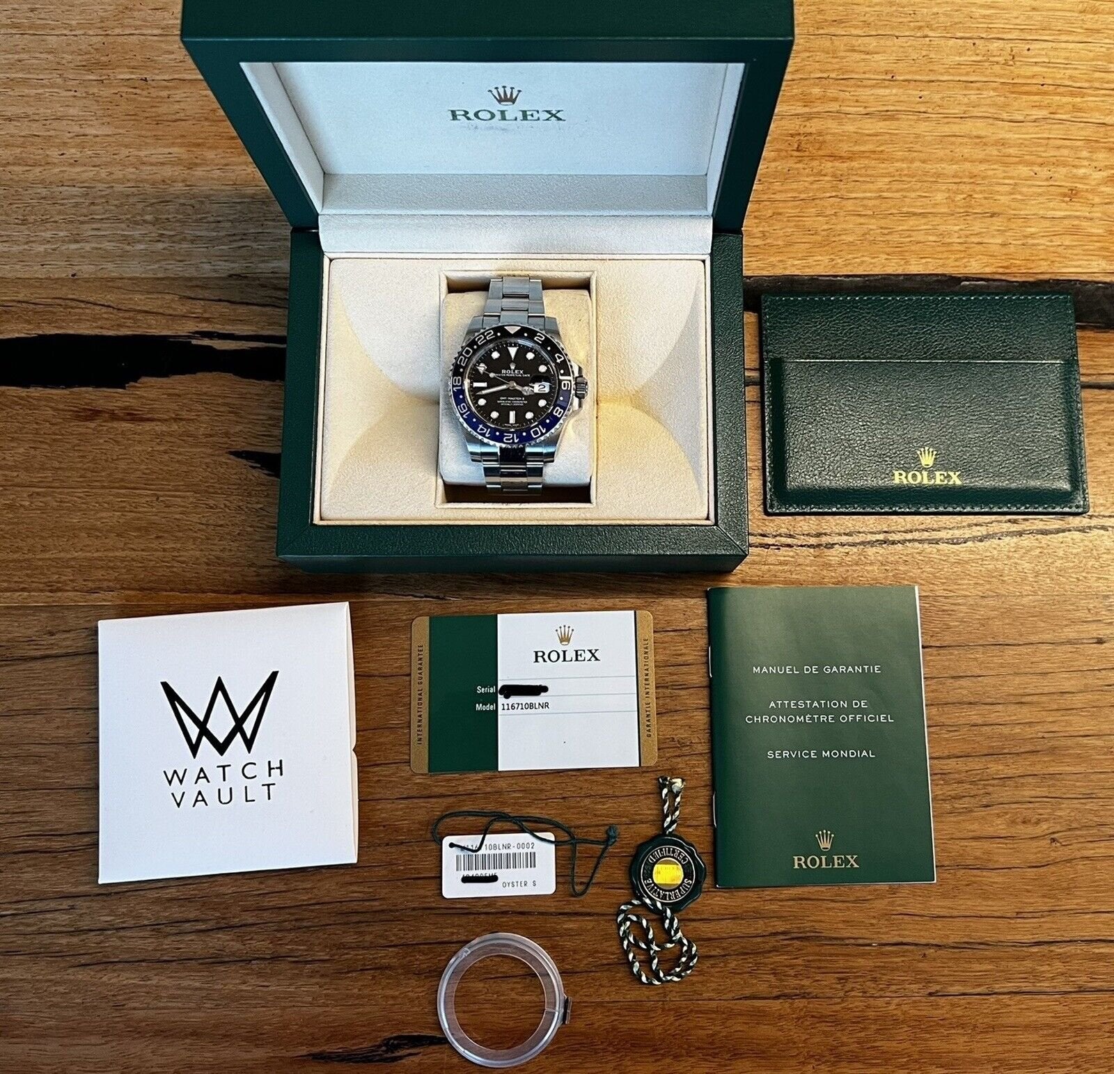Rolex Oyster Perpetual GMT Master II Batman 116710BLNR - 2017