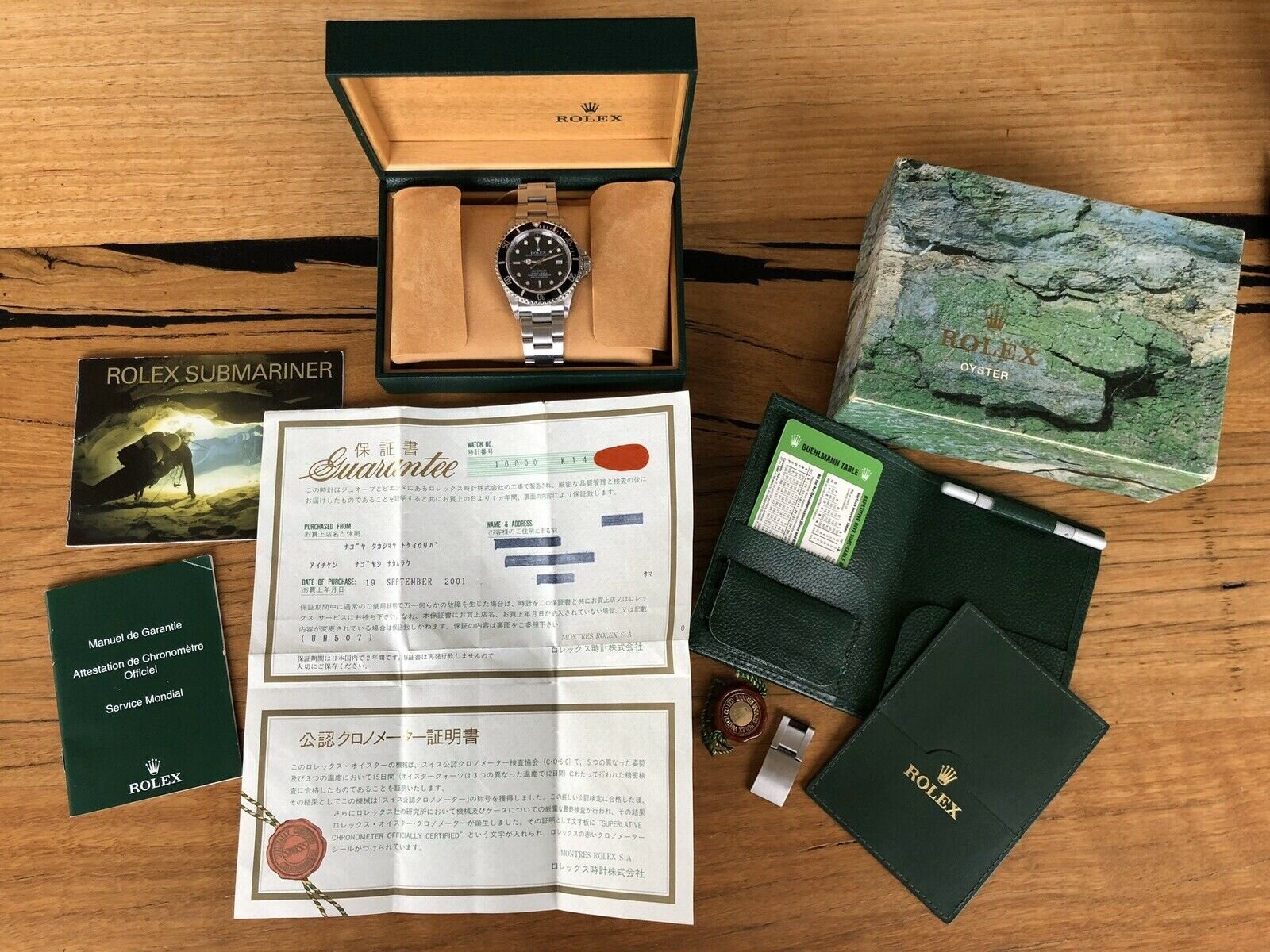 Rolex sea dweller box 2025