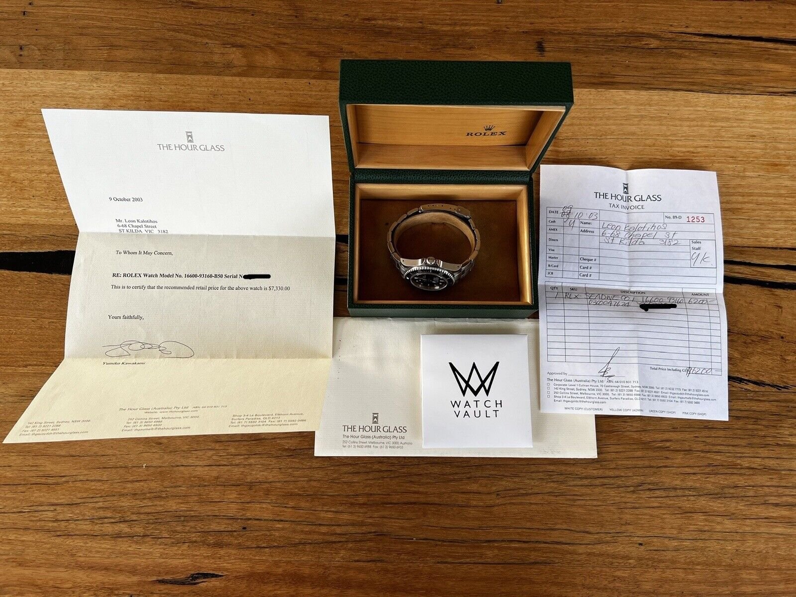 Rolex Sea-Dweller 16600 - 2002