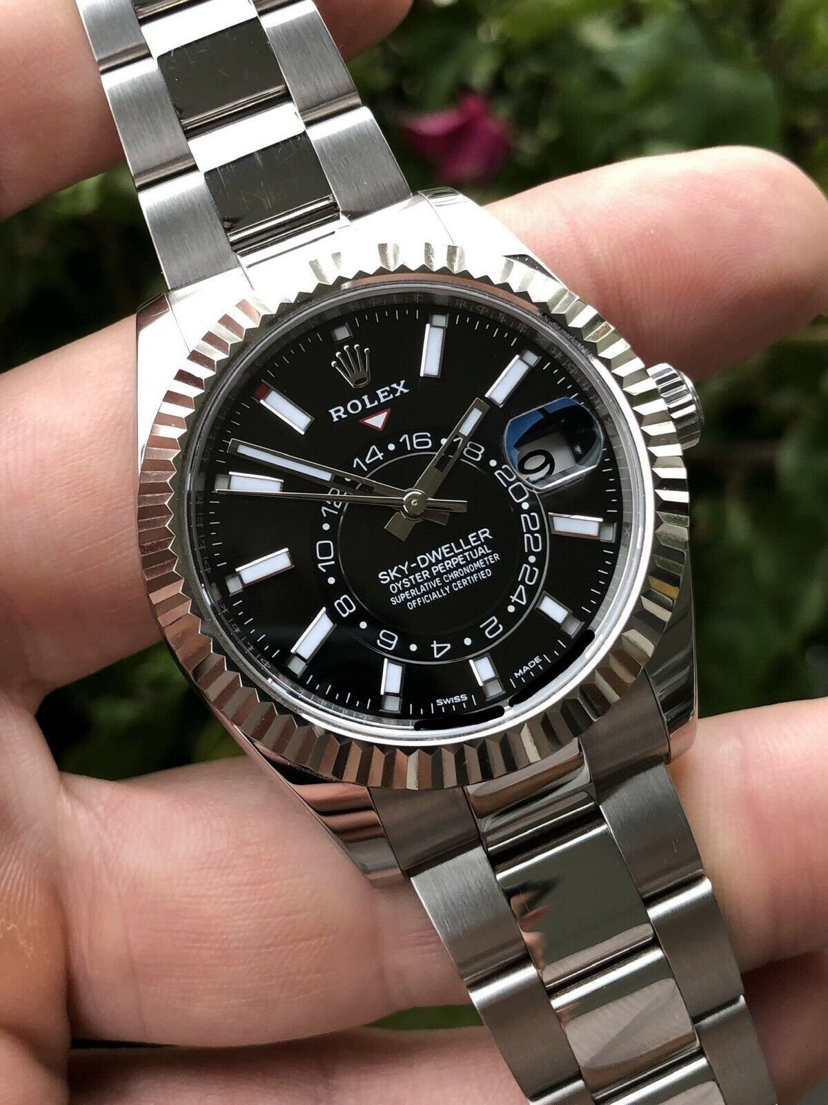 Rolex Sky Dweller Annual Calendar Black Dial 326934 2018 Watch Vault Australia