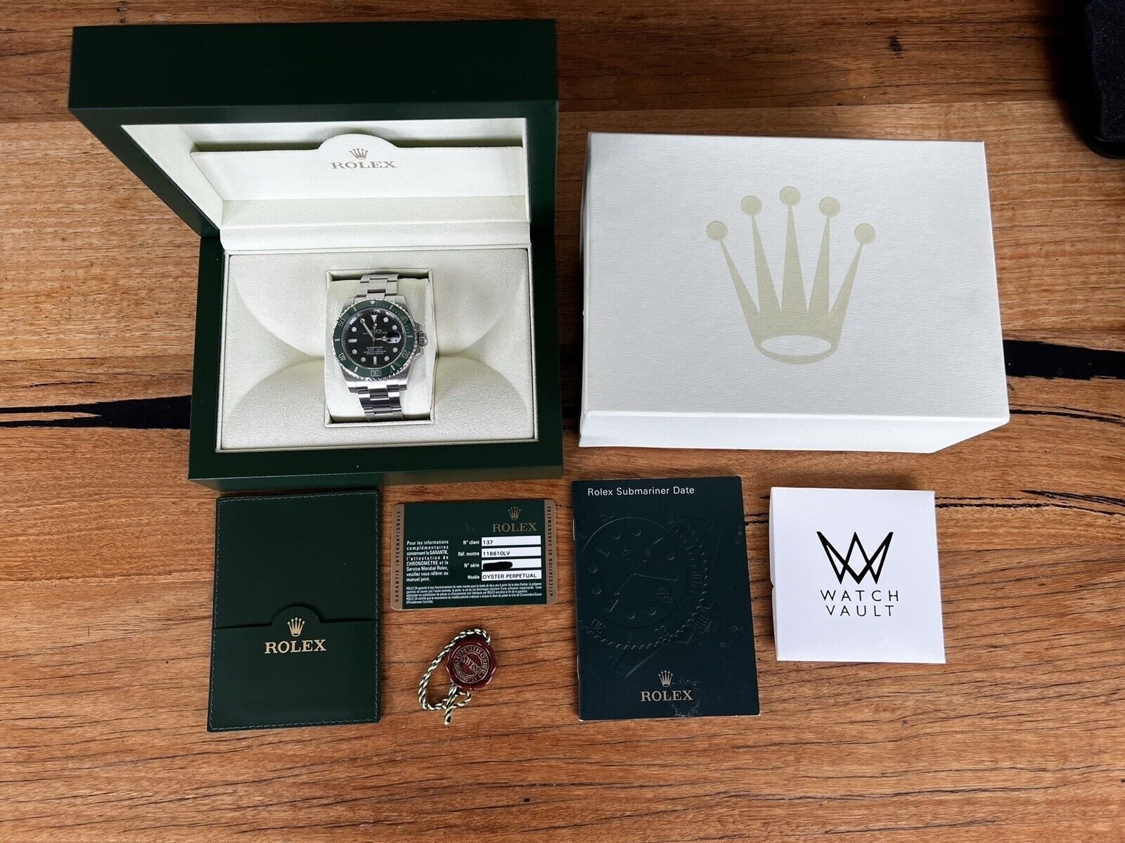Rolex Submariner 116610LV 'Hulk' - 2011