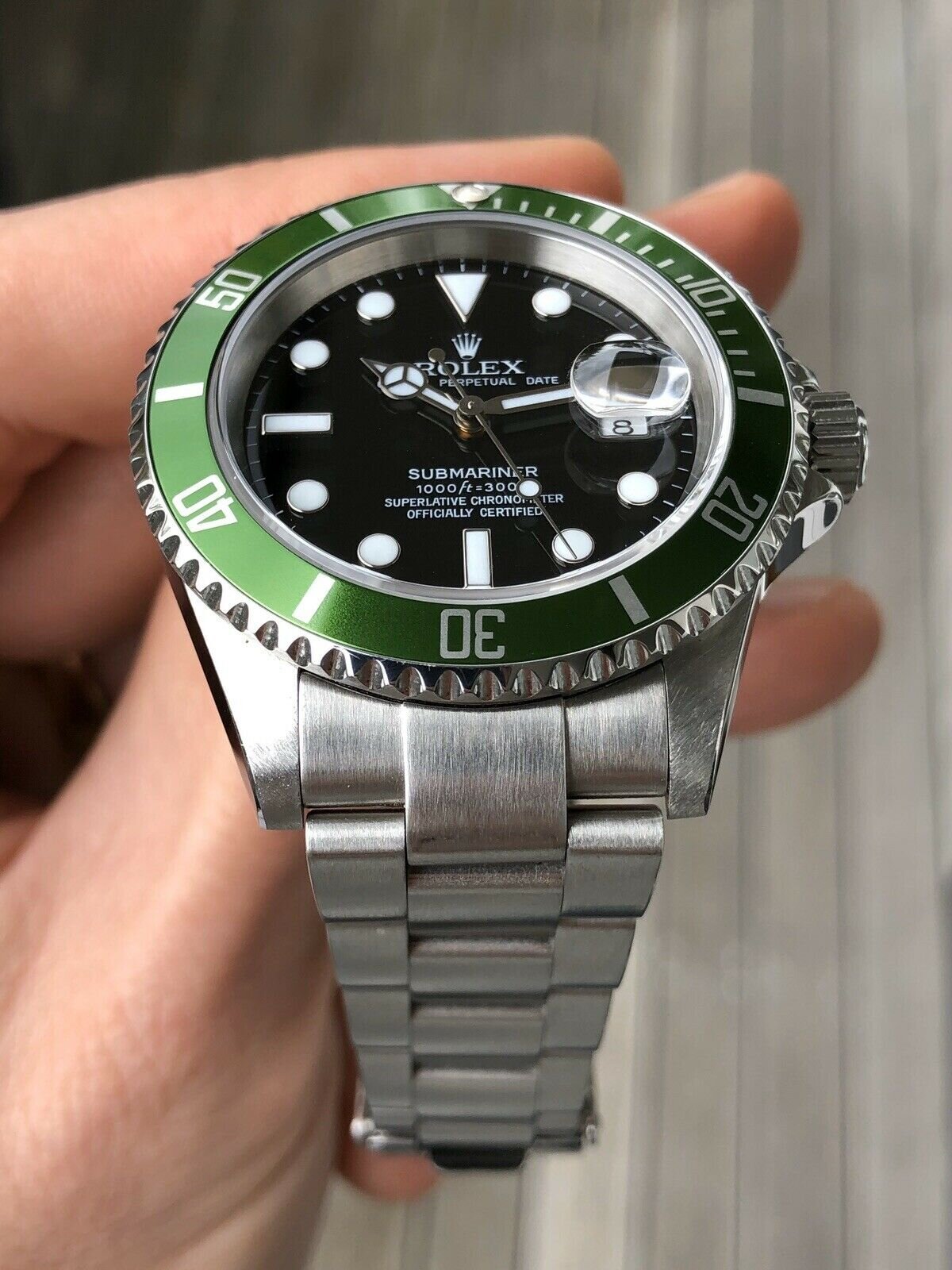 Rolex kermit d series discount