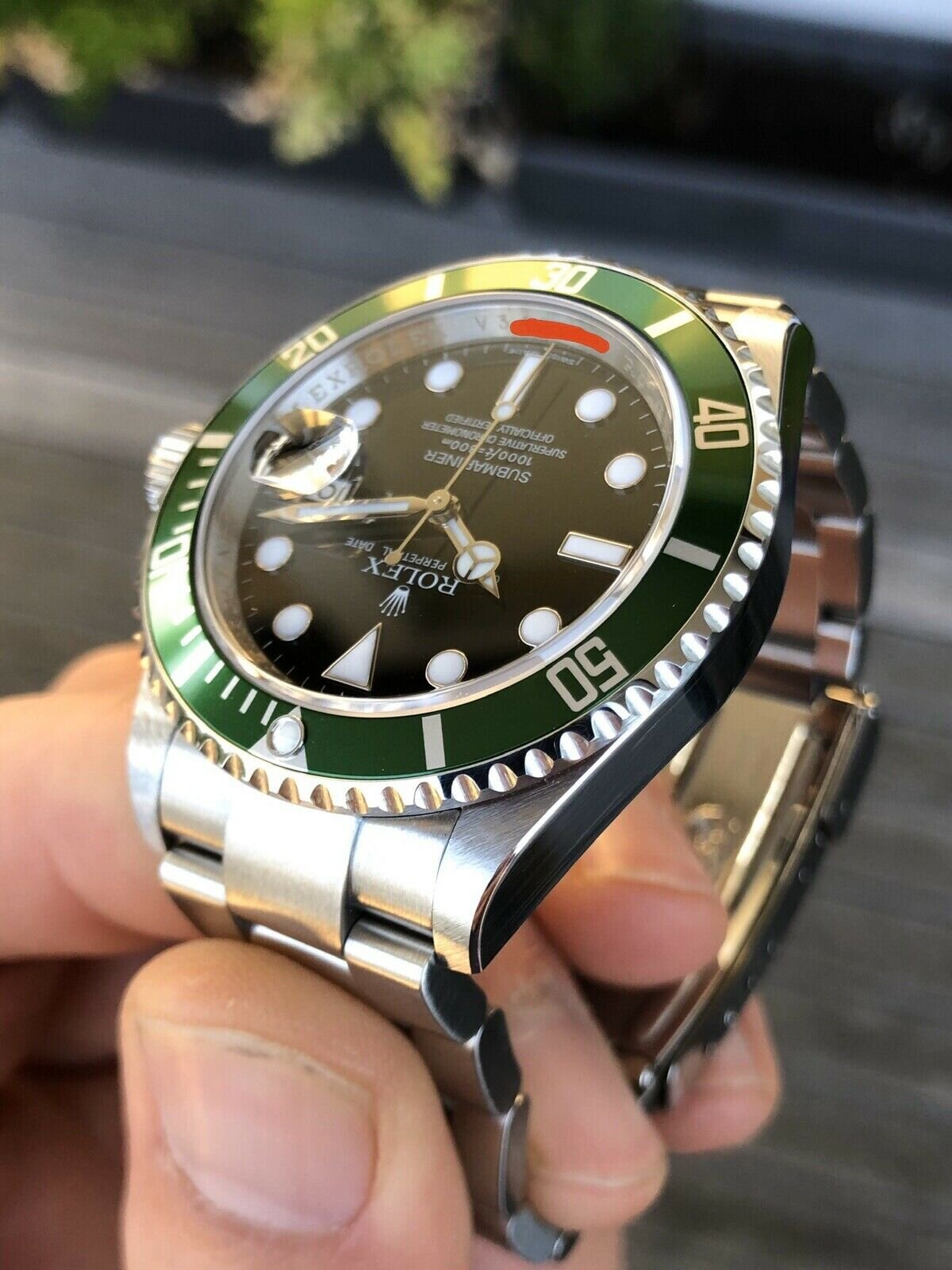 Rolex submariner kermit 16610lv shop
