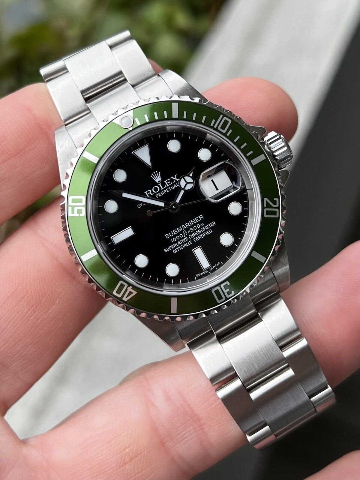 Rolex submariner 16610lv discount kermit