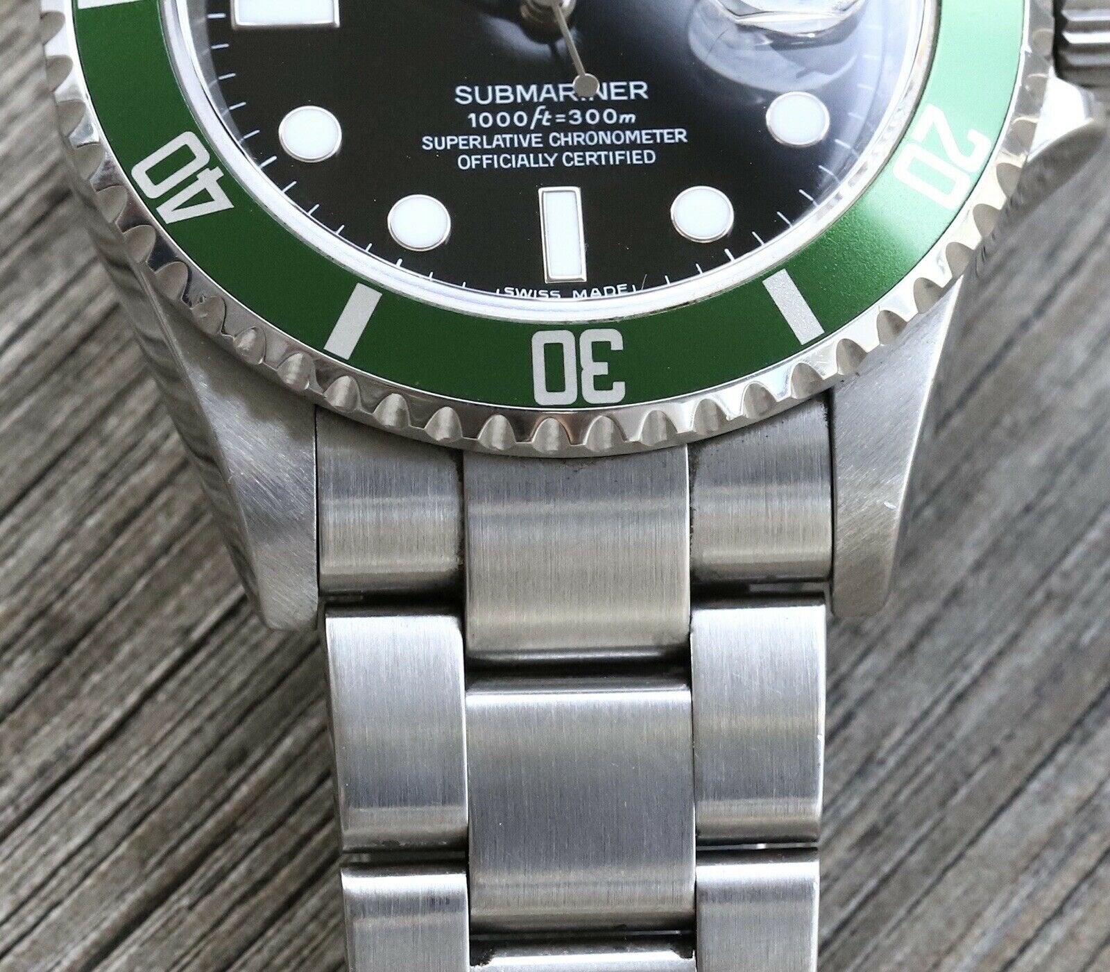 Rolex Submariner 16610LV Kermit ‘M’ Serial - 2008