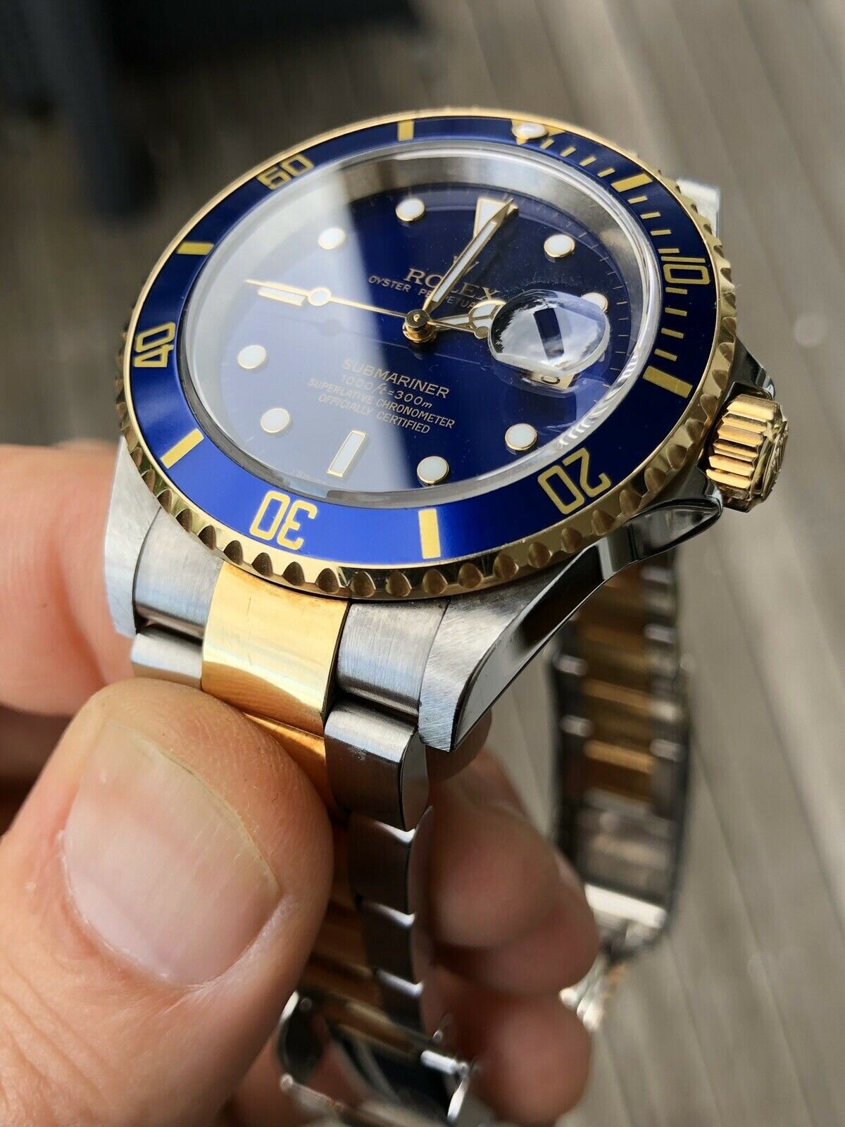 Rolex submariner clearance 16613lb