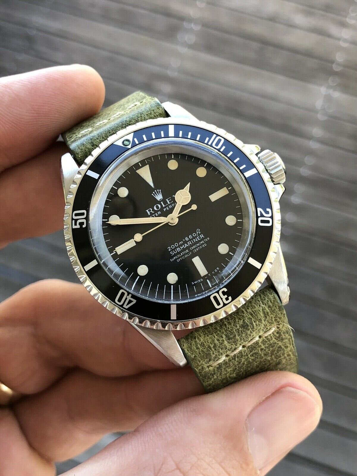 Rolex Submariner 5512 Matte Meters First 4 Line Dial 1967