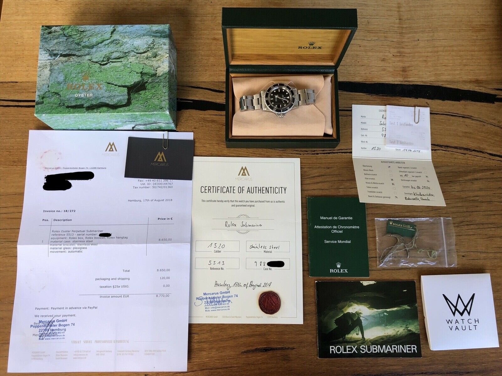 Rolex Submariner 5513 - 1987