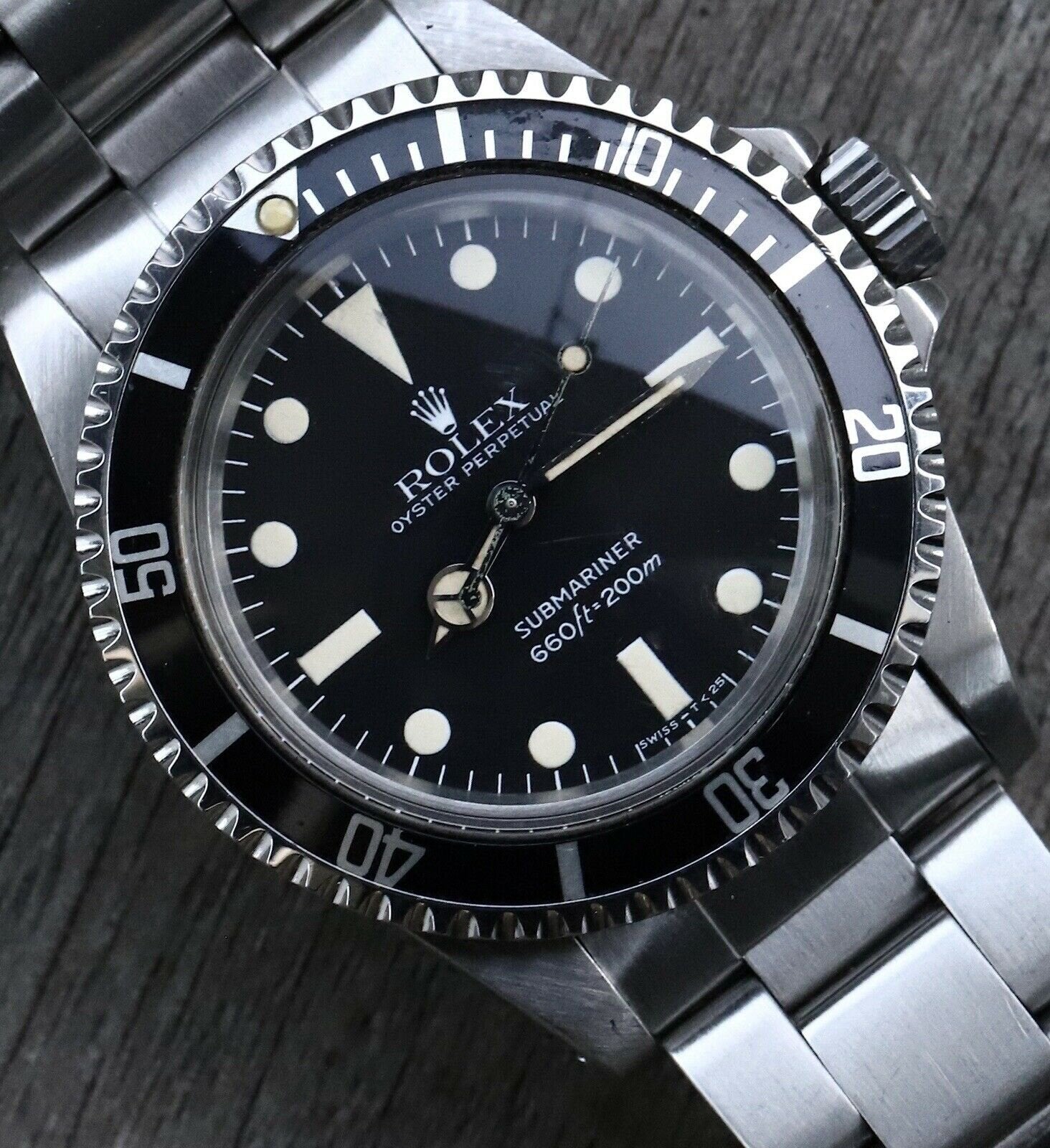 Rolex Submariner 5513 Matte Mark II Maxi - 1982