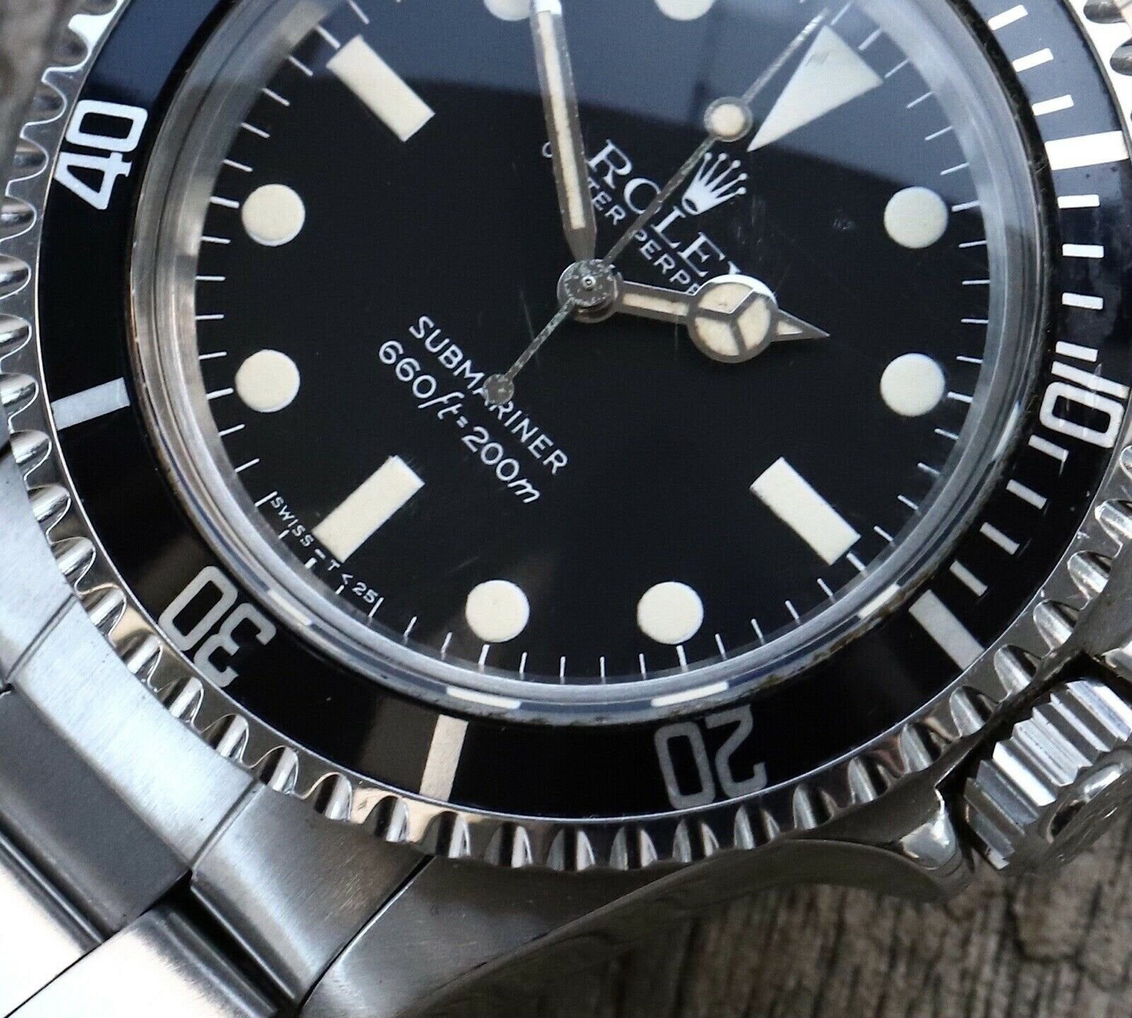 Rolex Submariner 5513 Matte Mark II Maxi - 1982