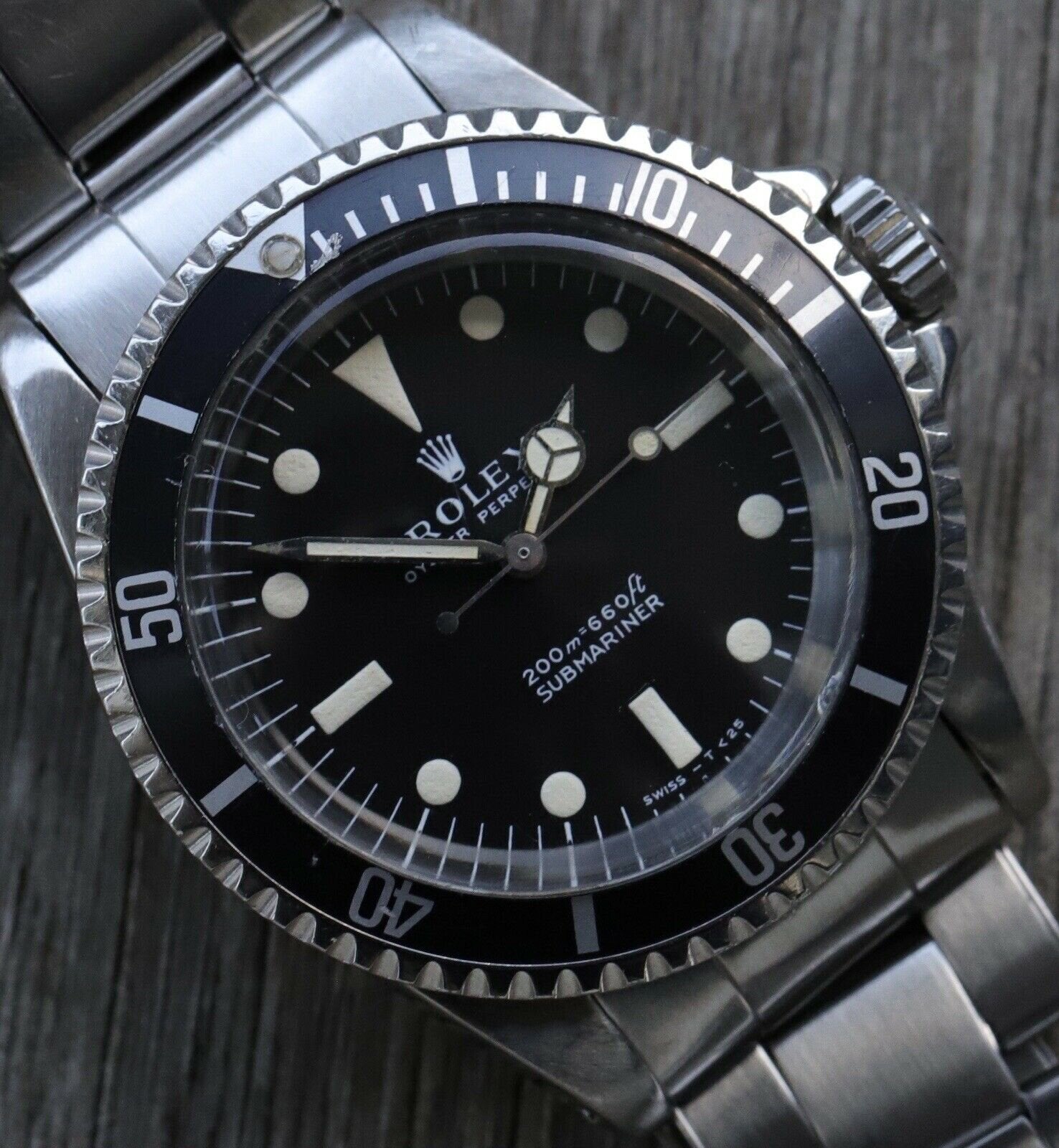 Rolex Submariner 5513 Matte Meters First Dial - 1968