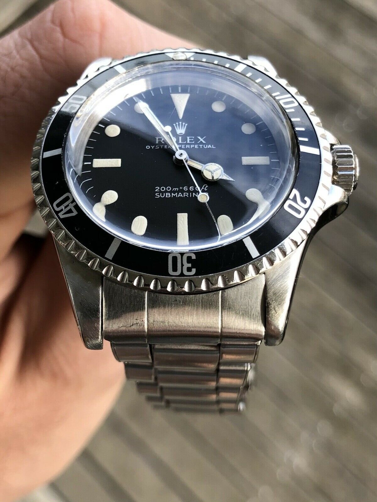 Rolex Submariner 5513 Matte Meters First Dial - 1968