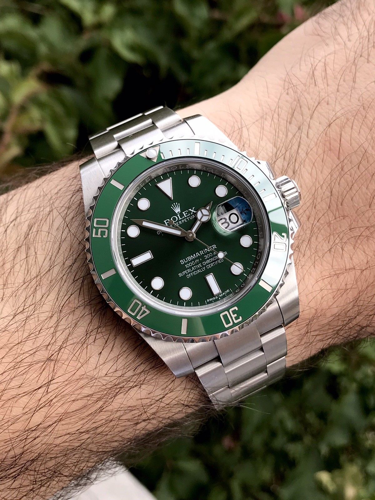 Submariner 116610LV - Green Dial - Hulk - 2016