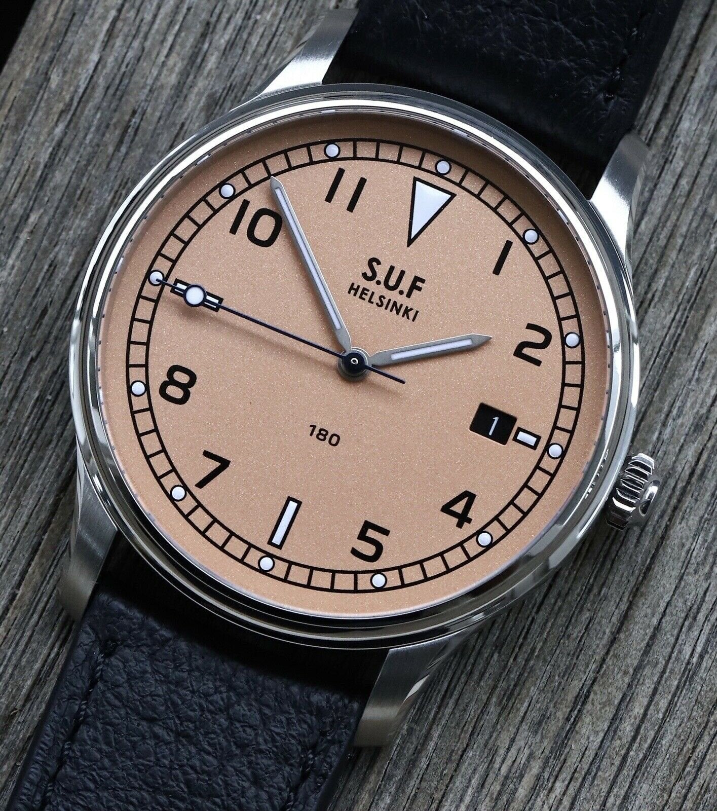 S.U.F Helsinki SUF180 Frosted Salmon Dial - 2021