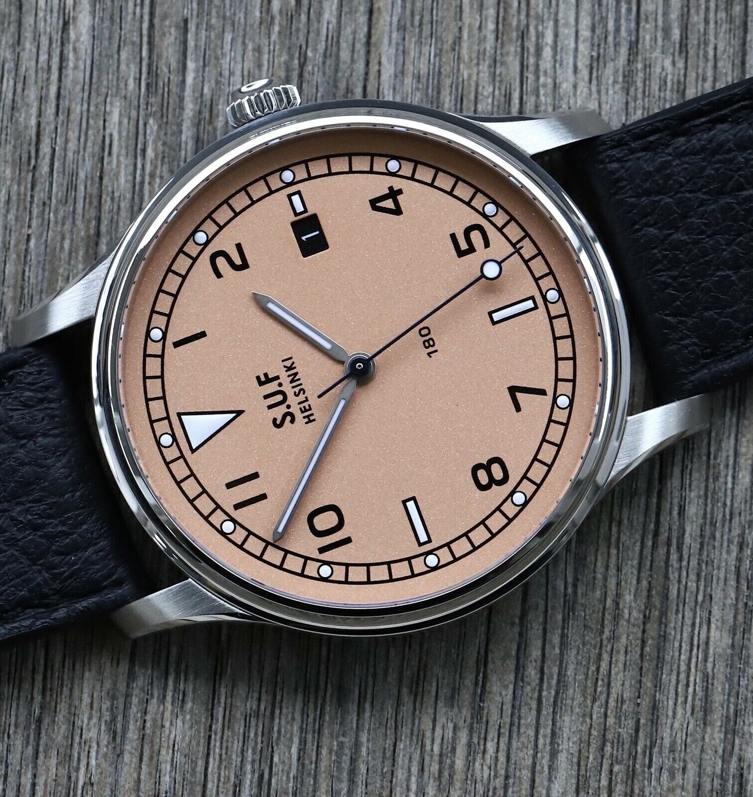 S.U.F Helsinki SUF180 Frosted Salmon Dial - 2021