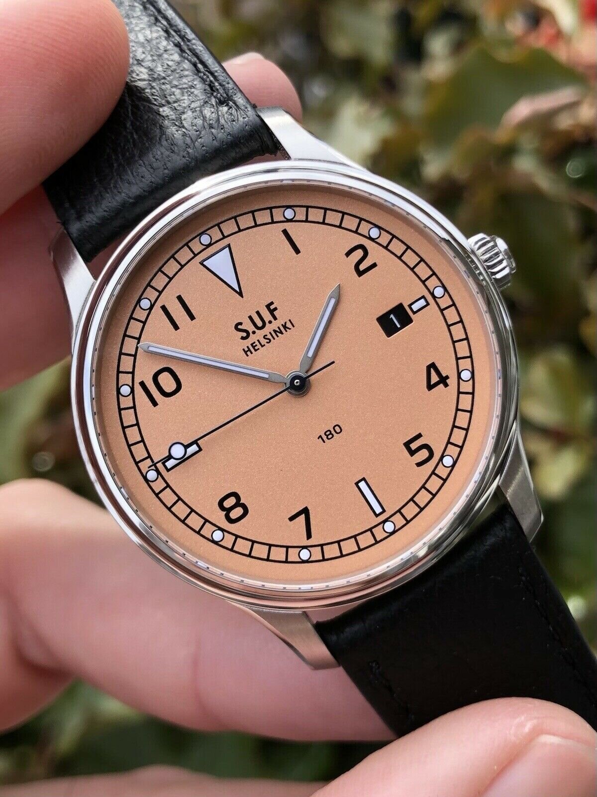 S.U.F Helsinki SUF180 Frosted Salmon Dial - 2021
