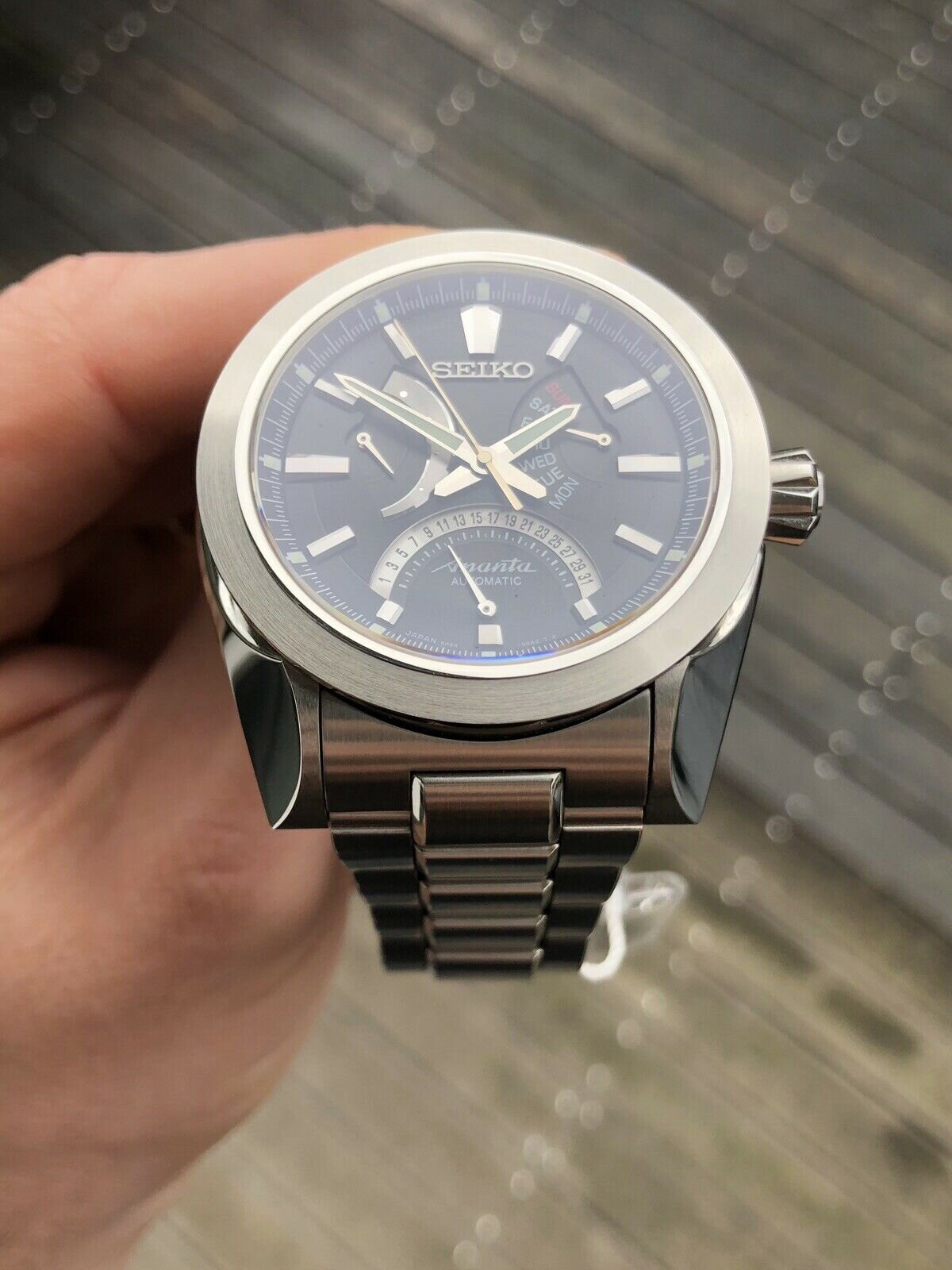 Seiko Ananta Double Retrograde Black Automatic SPB013 2018 Watch Vault Australia