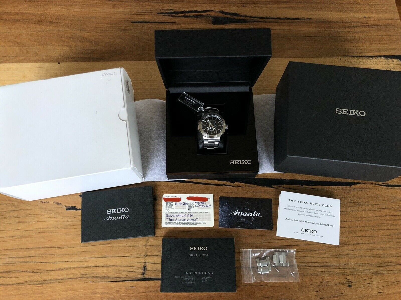 Seiko ananta new arrivals retrograde