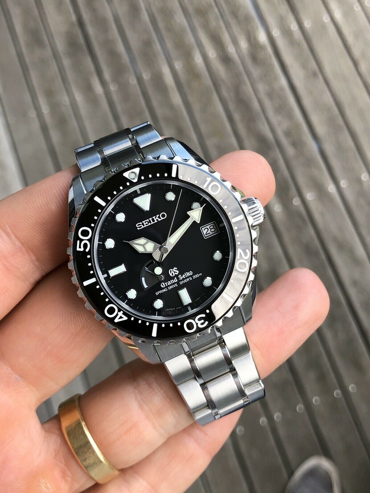 Seiko Grand Seiko SBGA029 Spring Drive with box and papers