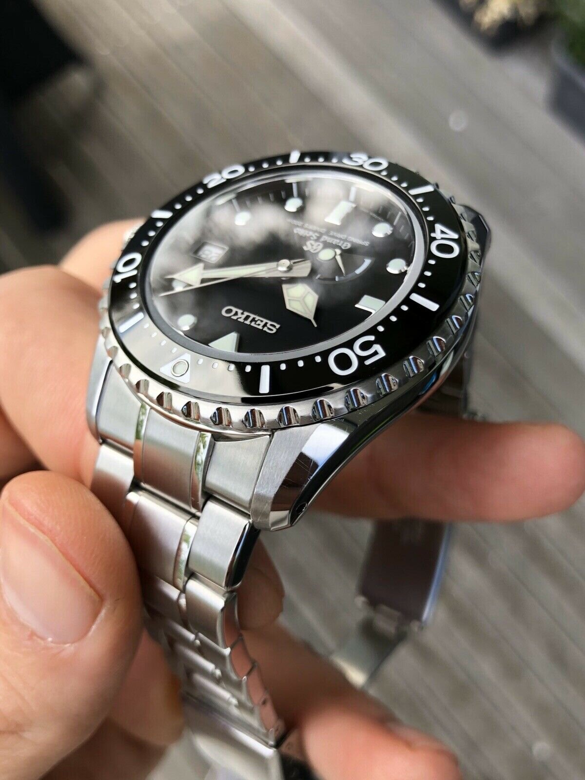 Seiko Grand Seiko SBGA029 Spring Drive - with box and papers