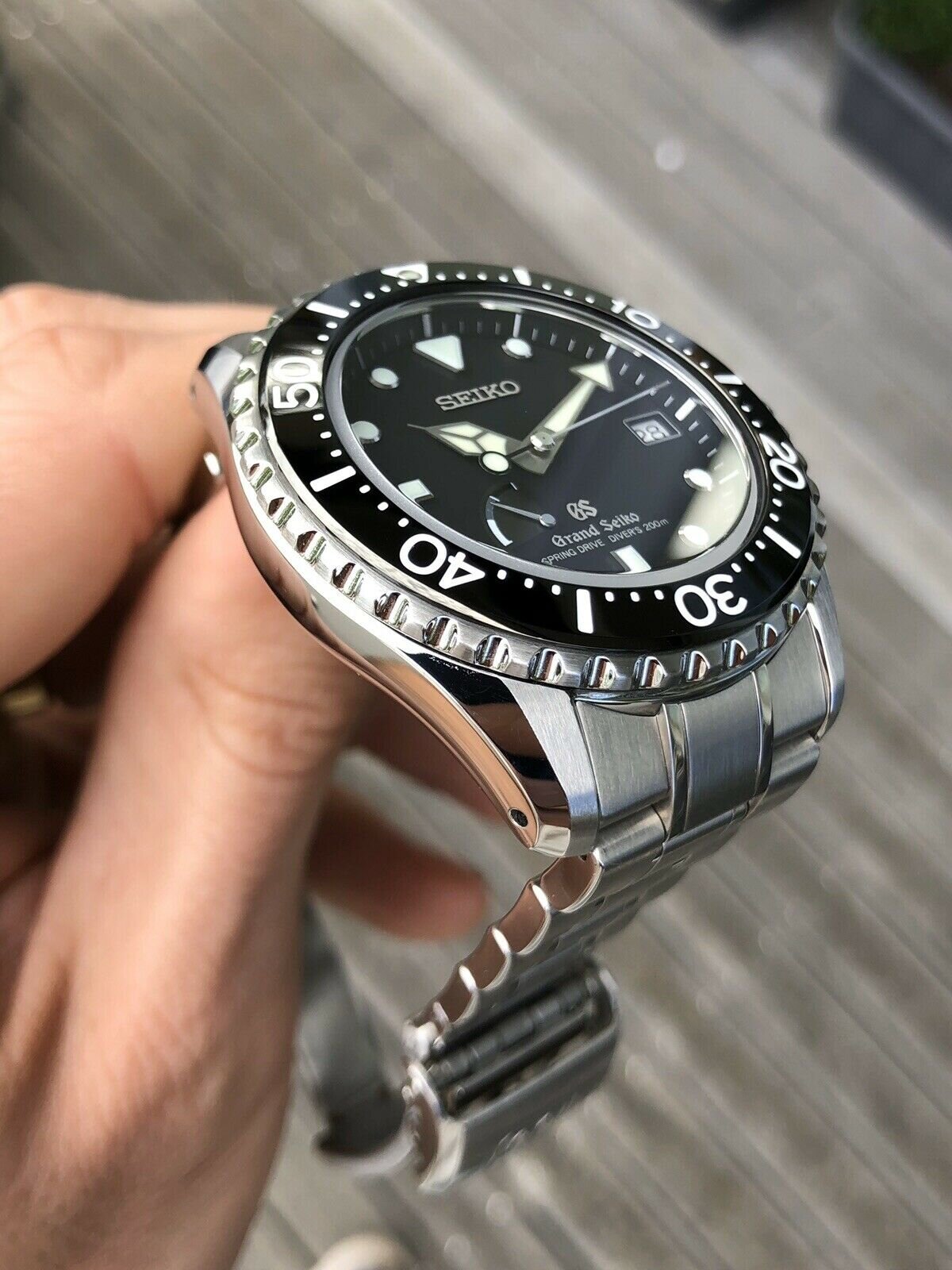 Seiko Grand Seiko SBGA029 Spring Drive - with box and papers