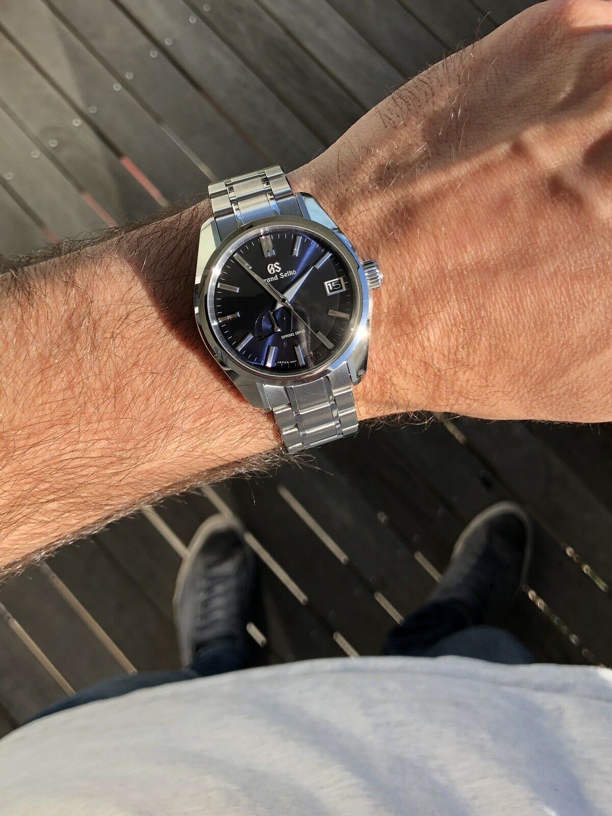 Seiko Grand Seiko SBGA375 Blue Dial - 2019