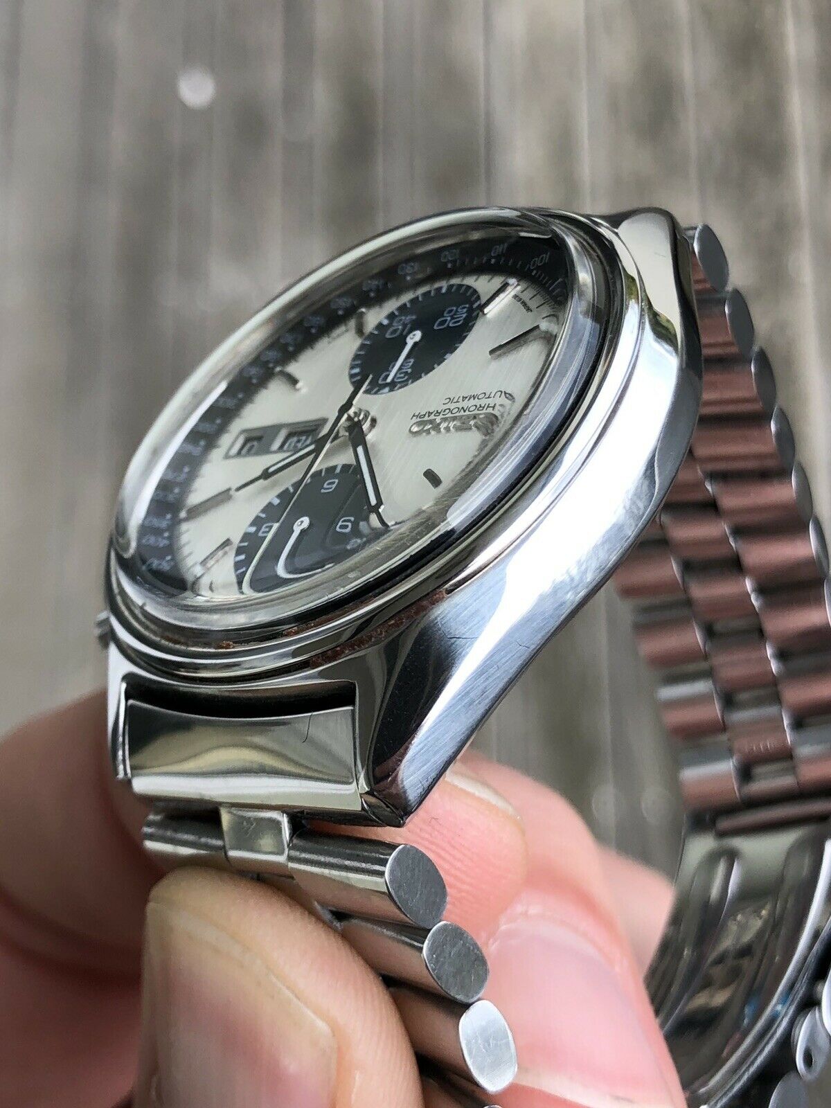 Seiko panda best sale chronograph automatic
