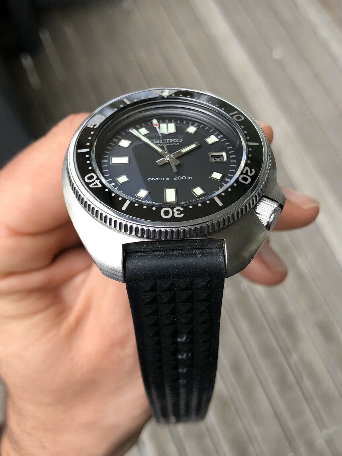 Seiko 6105 reissue 2019 top