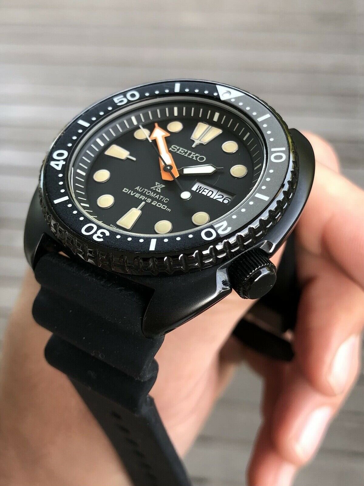 Seiko srpc49k1 black turtle limited edition new arrivals