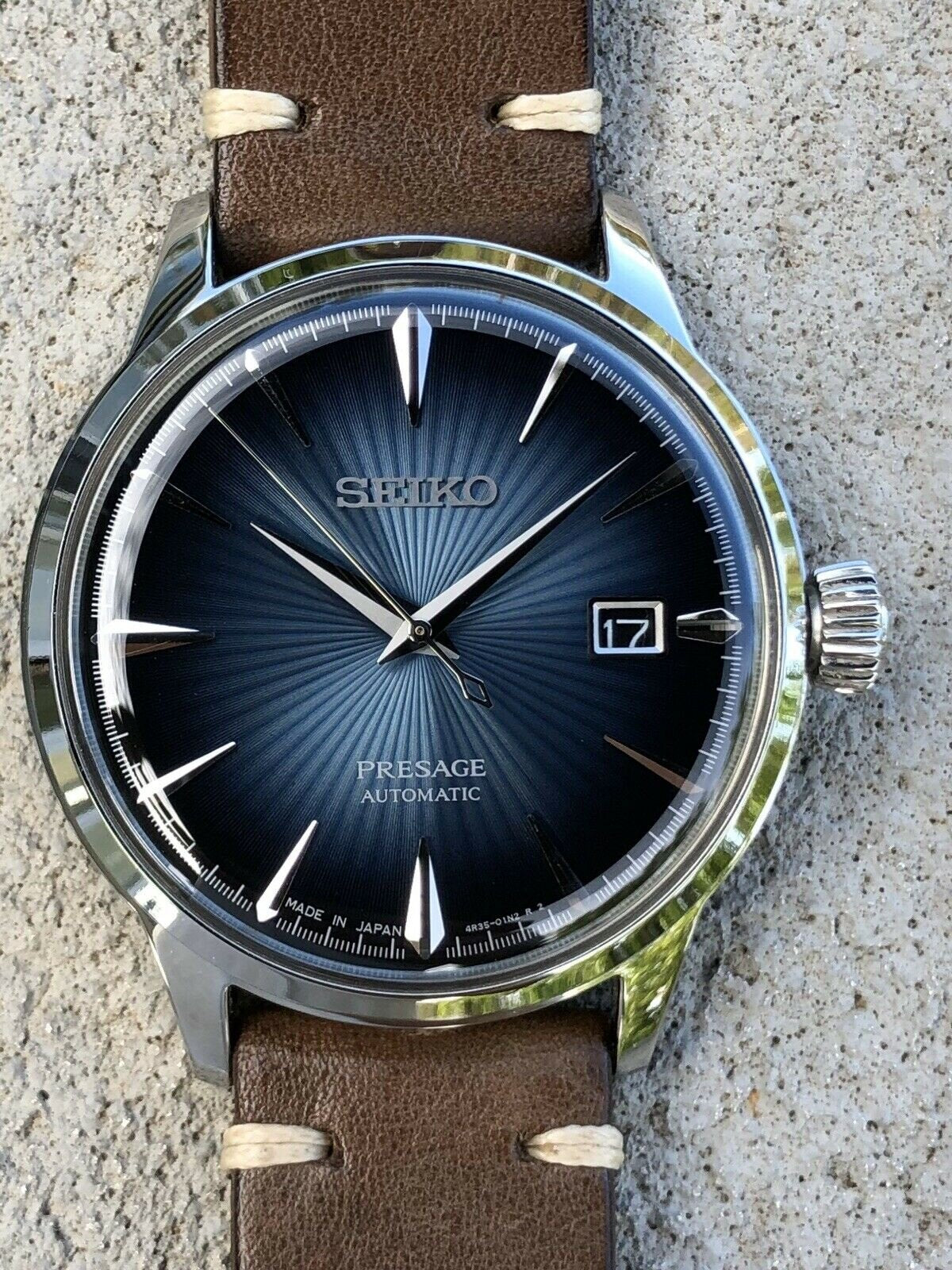 Seiko SRPB41 Presage Blue Moon Cocktail Time