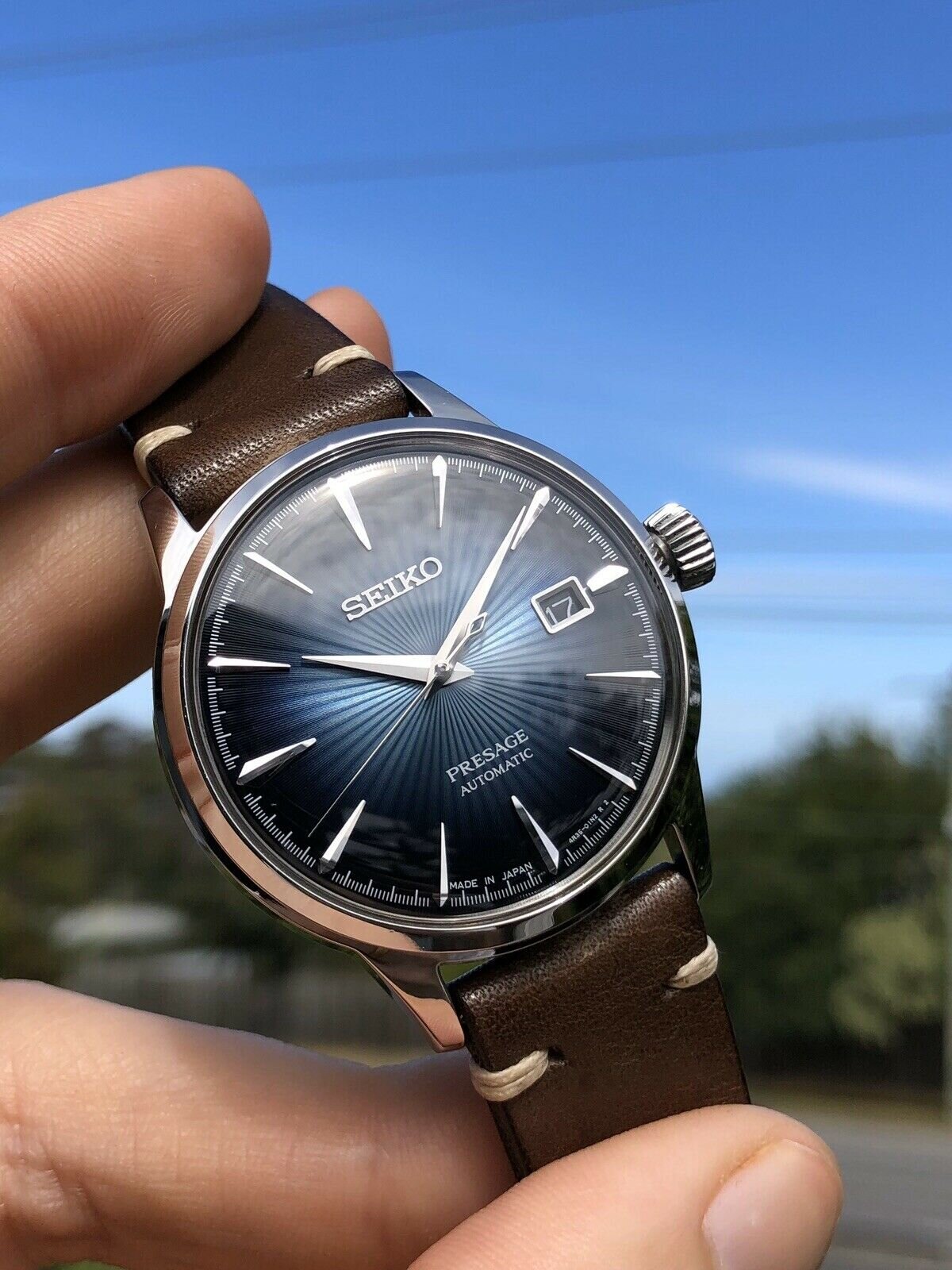 Seiko SRPB41 Presage Blue Moon Cocktail Time
