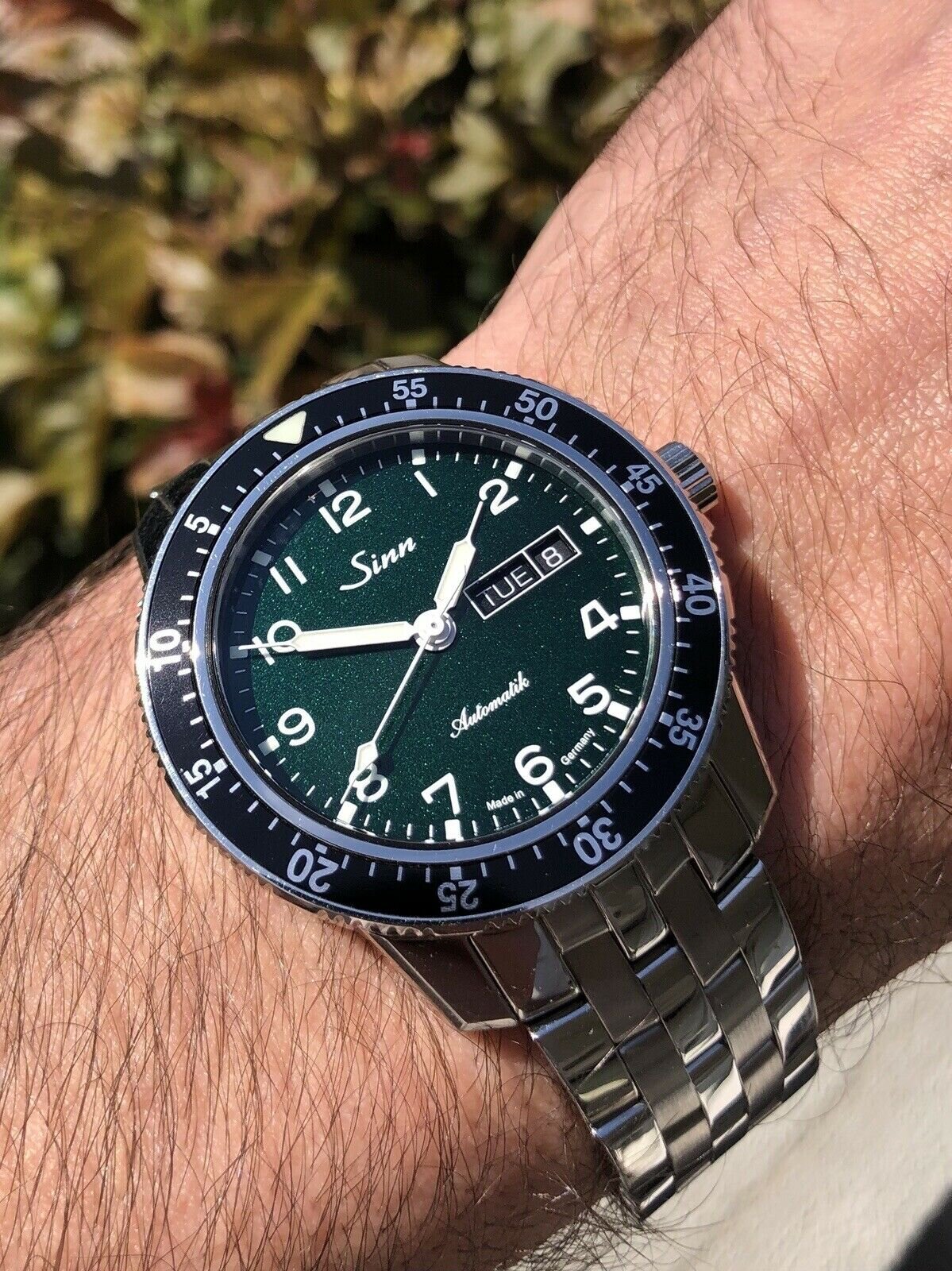 Sinn 104 Sa A G Pilot Watch Limited Edition with Green Dial - 2019