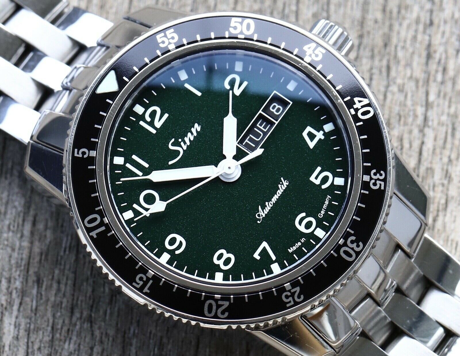Sinn 104 Sa A G Pilot Watch Limited Edition with Green Dial - 2019