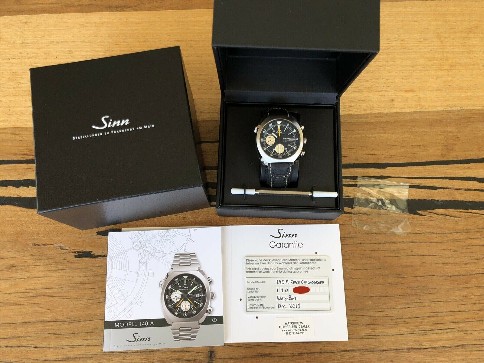 Sinn 140A Space Chronograph LE Watch Vault Australia