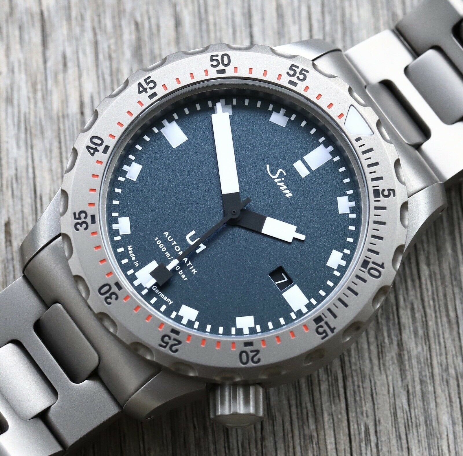 Sinn U1 B Blue Dial Tegimented Bracelet 1010.0102 - 2022