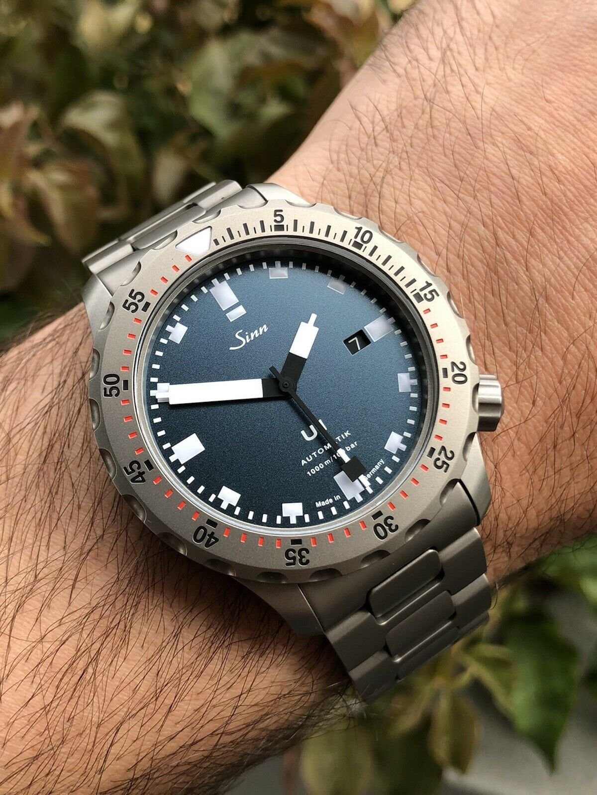 Sinn U1 B Blue Dial Tegimented Bracelet 1010.0102 - 2022