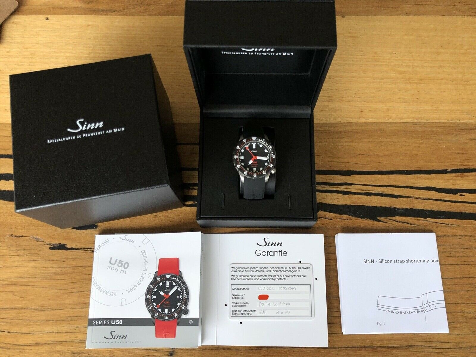 Sinn U50 SDR 1050.040 - Brand new