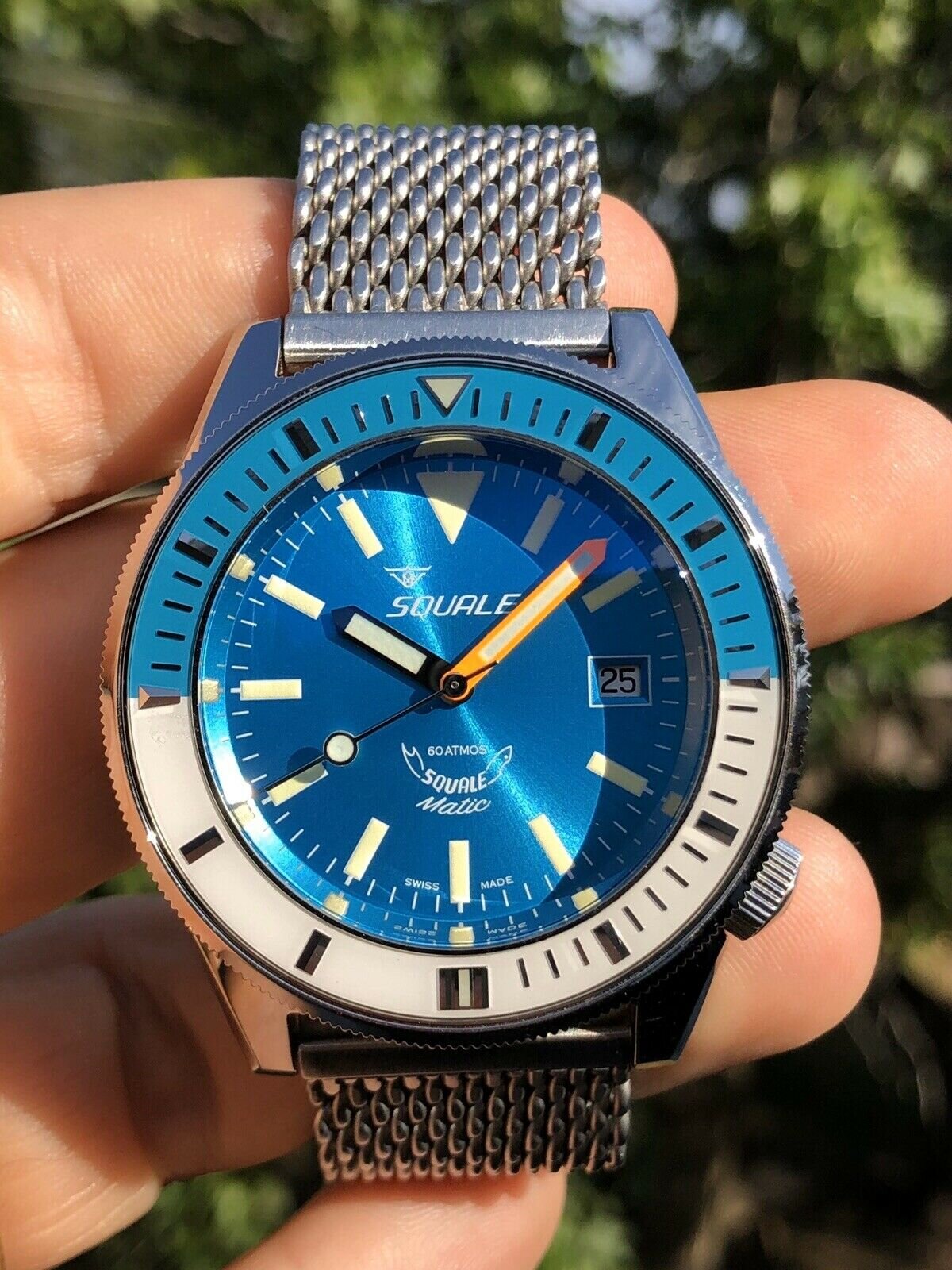 Squale Squalematic 60 Atmos Blue 2017 Watch Vault Australia