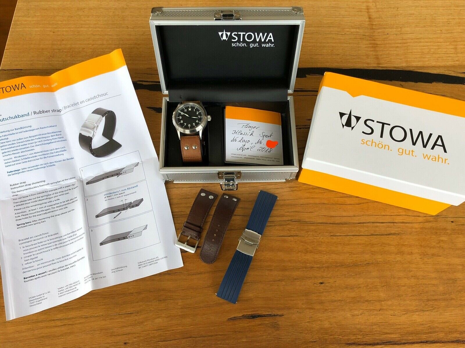 Stowa Flieger Klassik Sport 'No Logo' - 2018