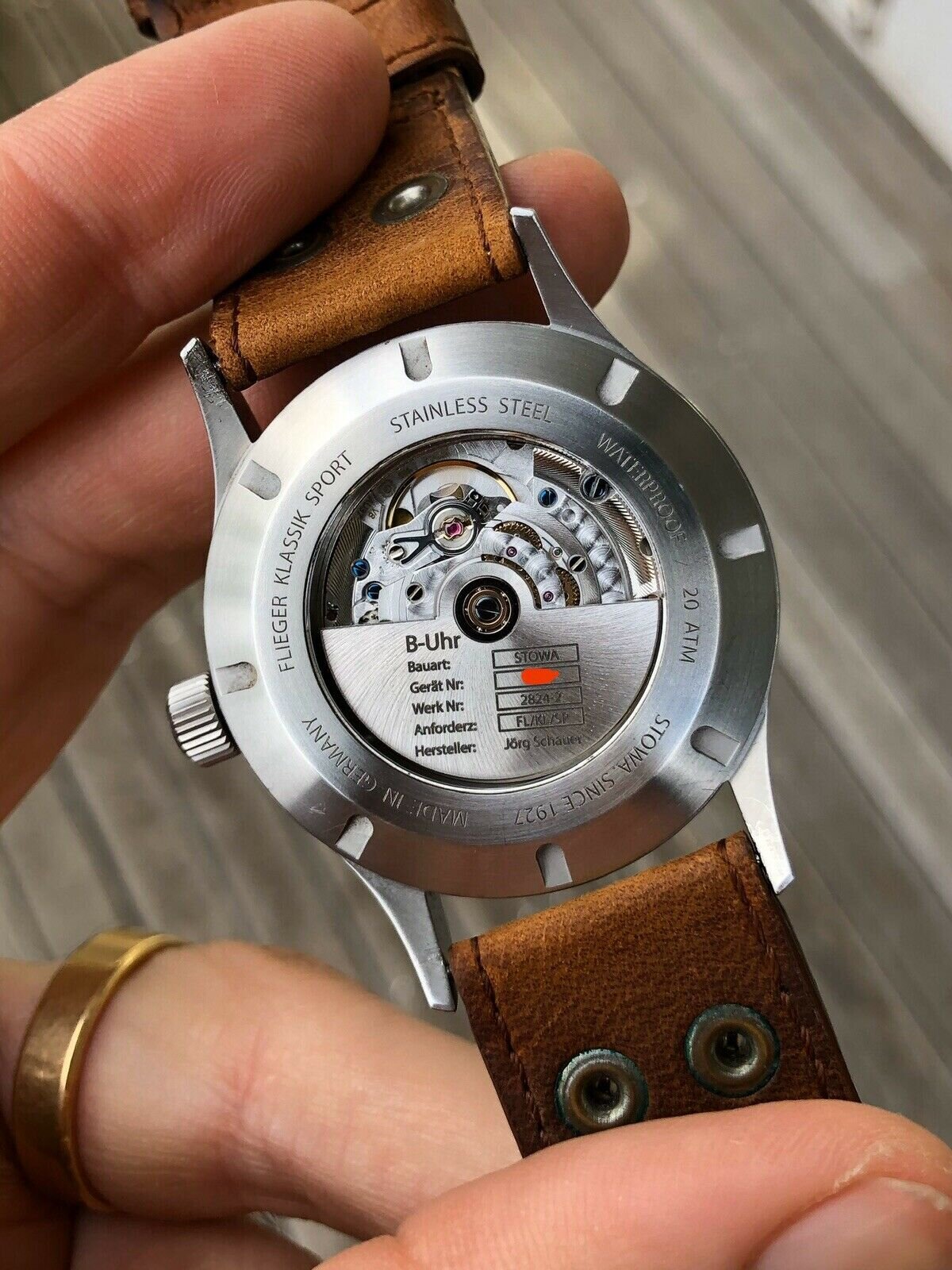 Stowa Flieger Klassik Sport 'No Logo' - 2018