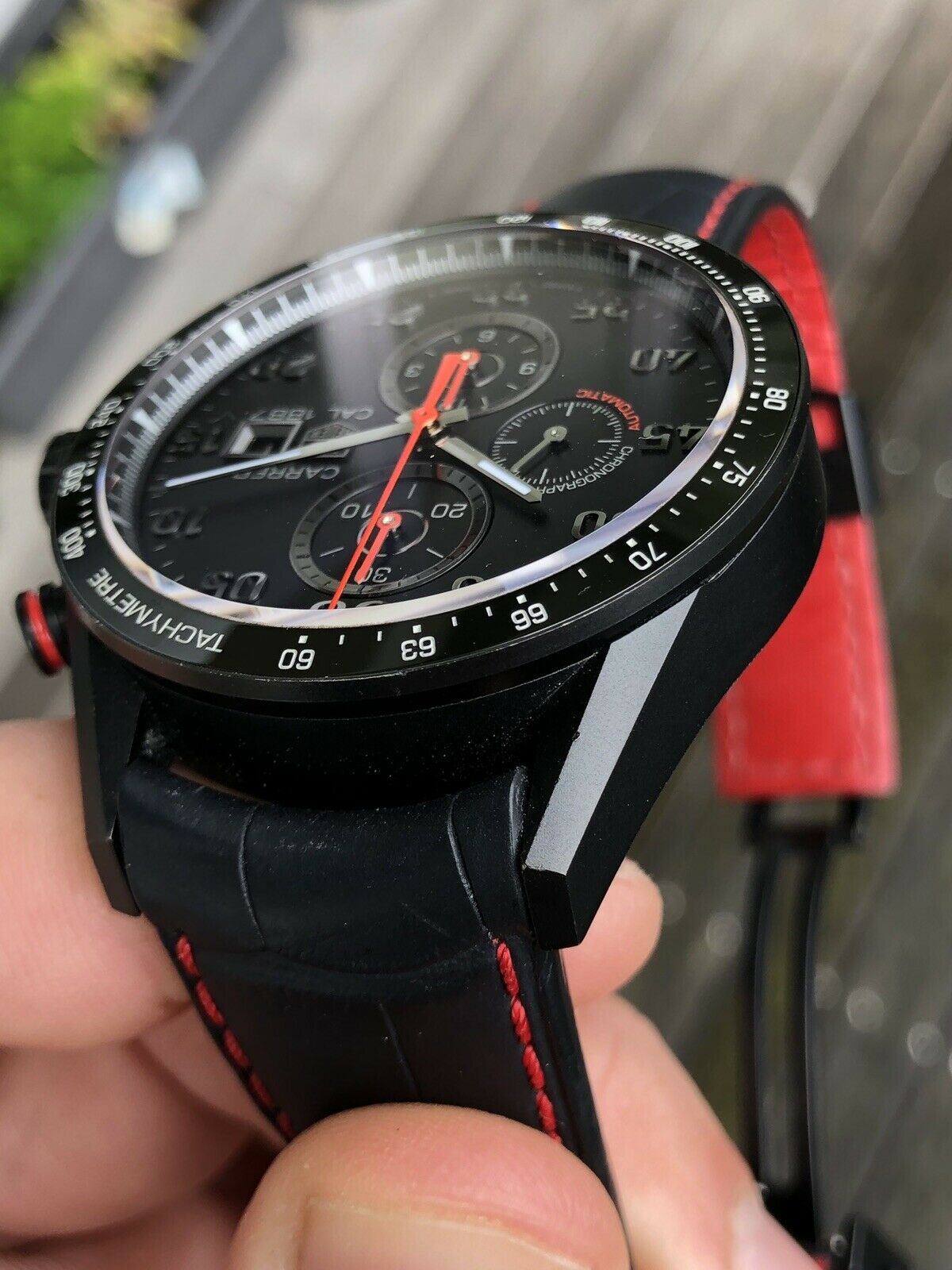 TAG HEUER Carrera Calibre 1887 CAR2A80.FC6237 43mm Titanium PVD - 2013